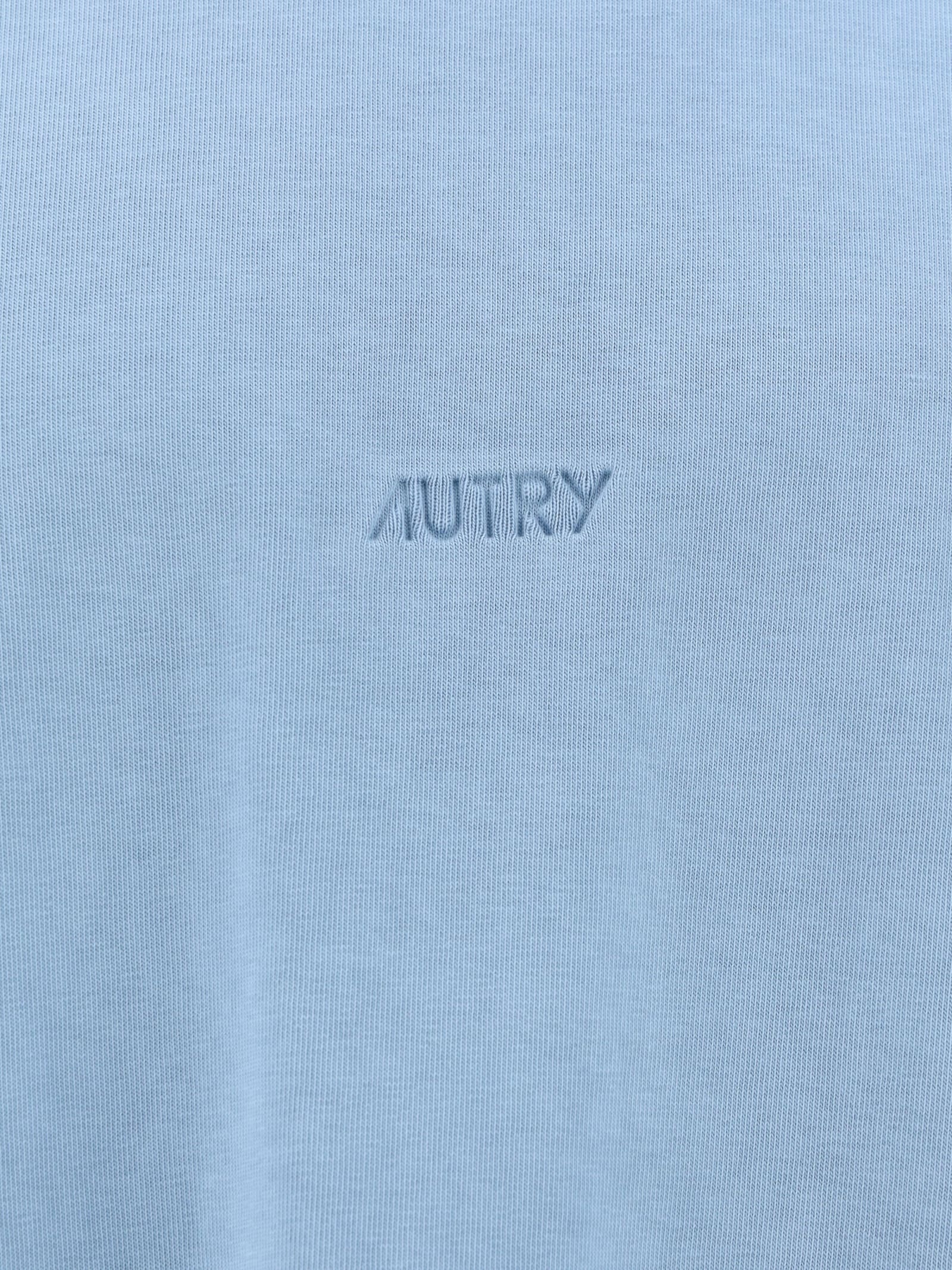 Shop Autry T-shirt In Azzurro
