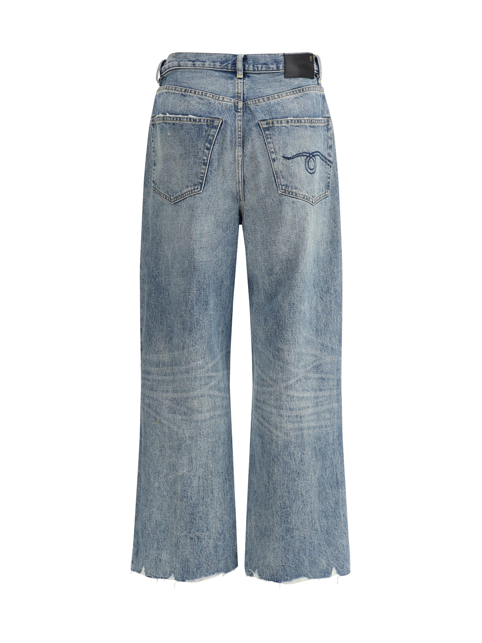 R13 Insert Darcy Jeans In Blue