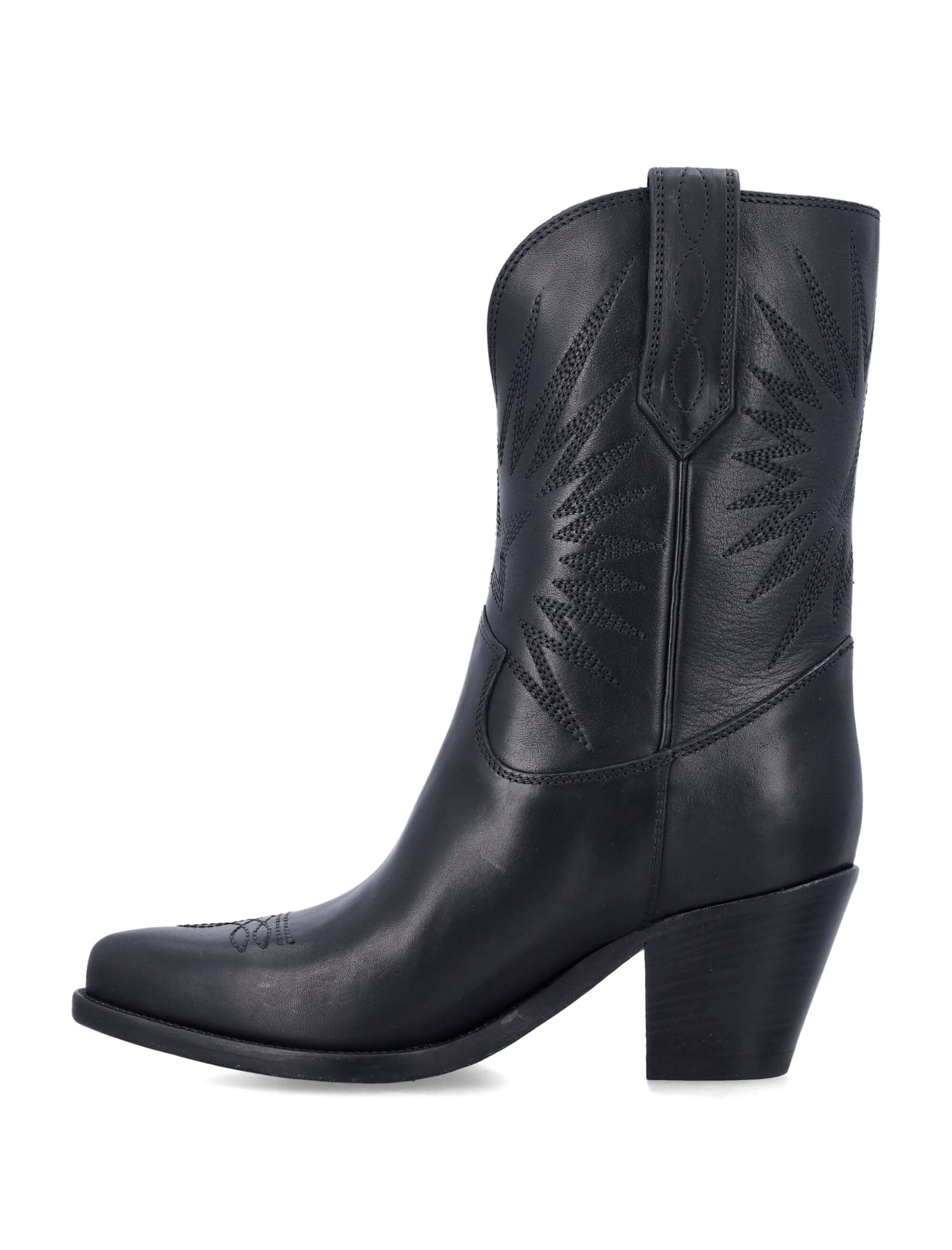 Golden Goose Low Wish Star Boots In Black