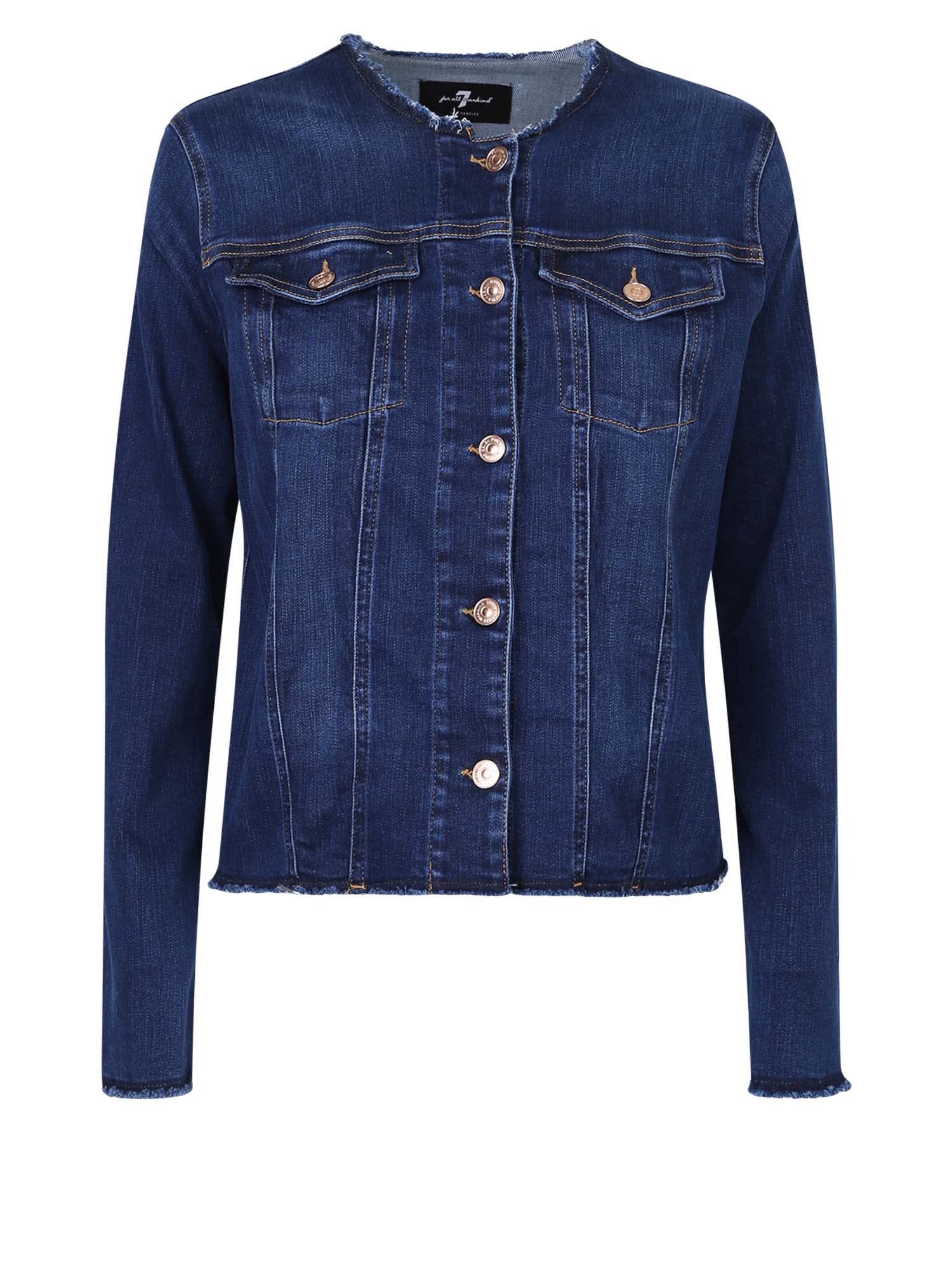 7 For All Mankind Button Fastening Jacket