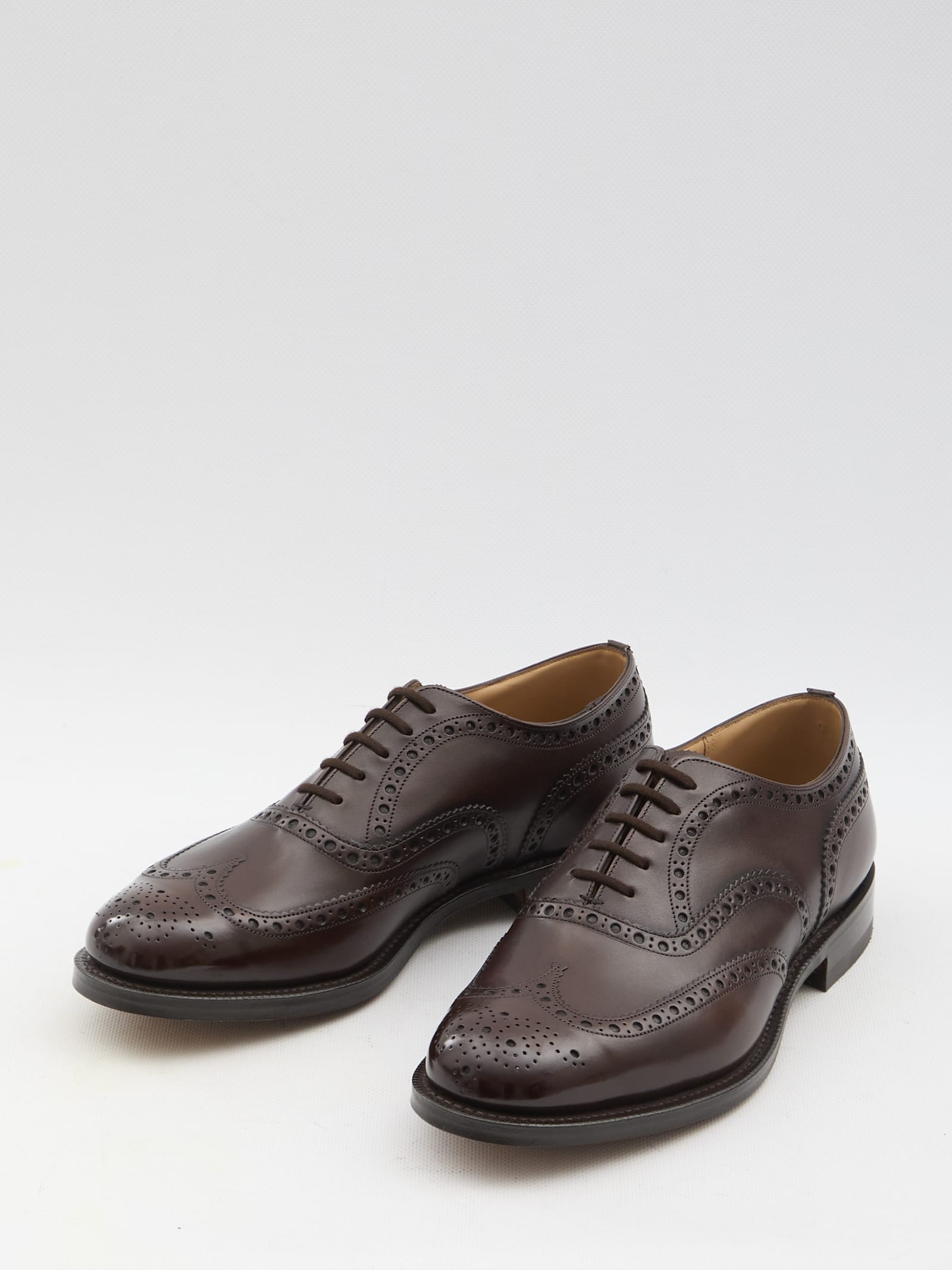 Shop Church's Burwood Oxford Brogue Shoes In Brown