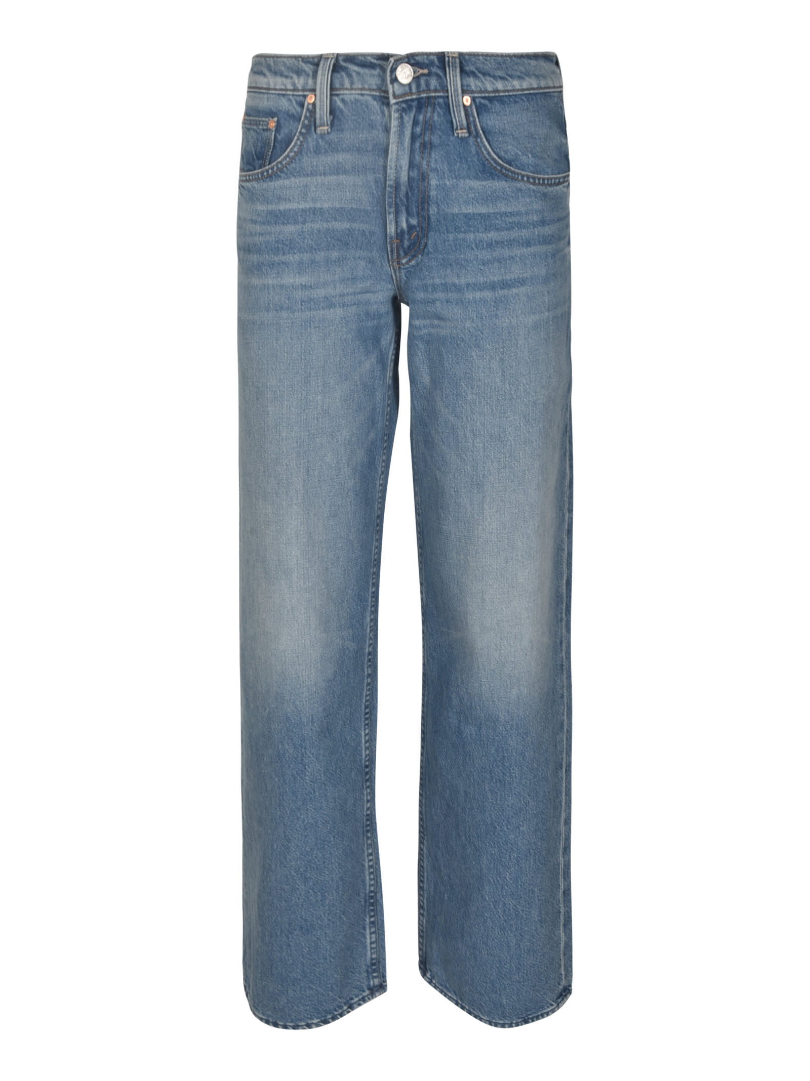 Shop Mother The Down Low Spinner Jeans In Love Line