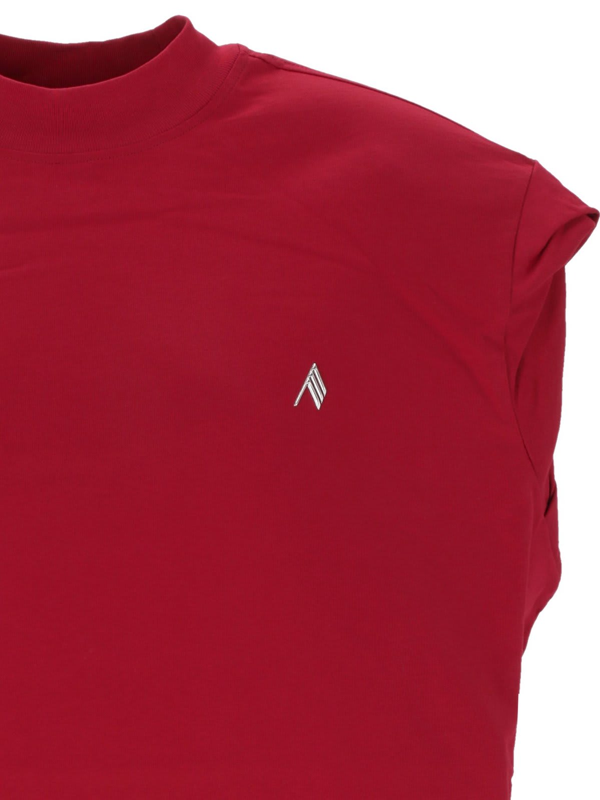 Shop Attico Laurie T-shirt In Red