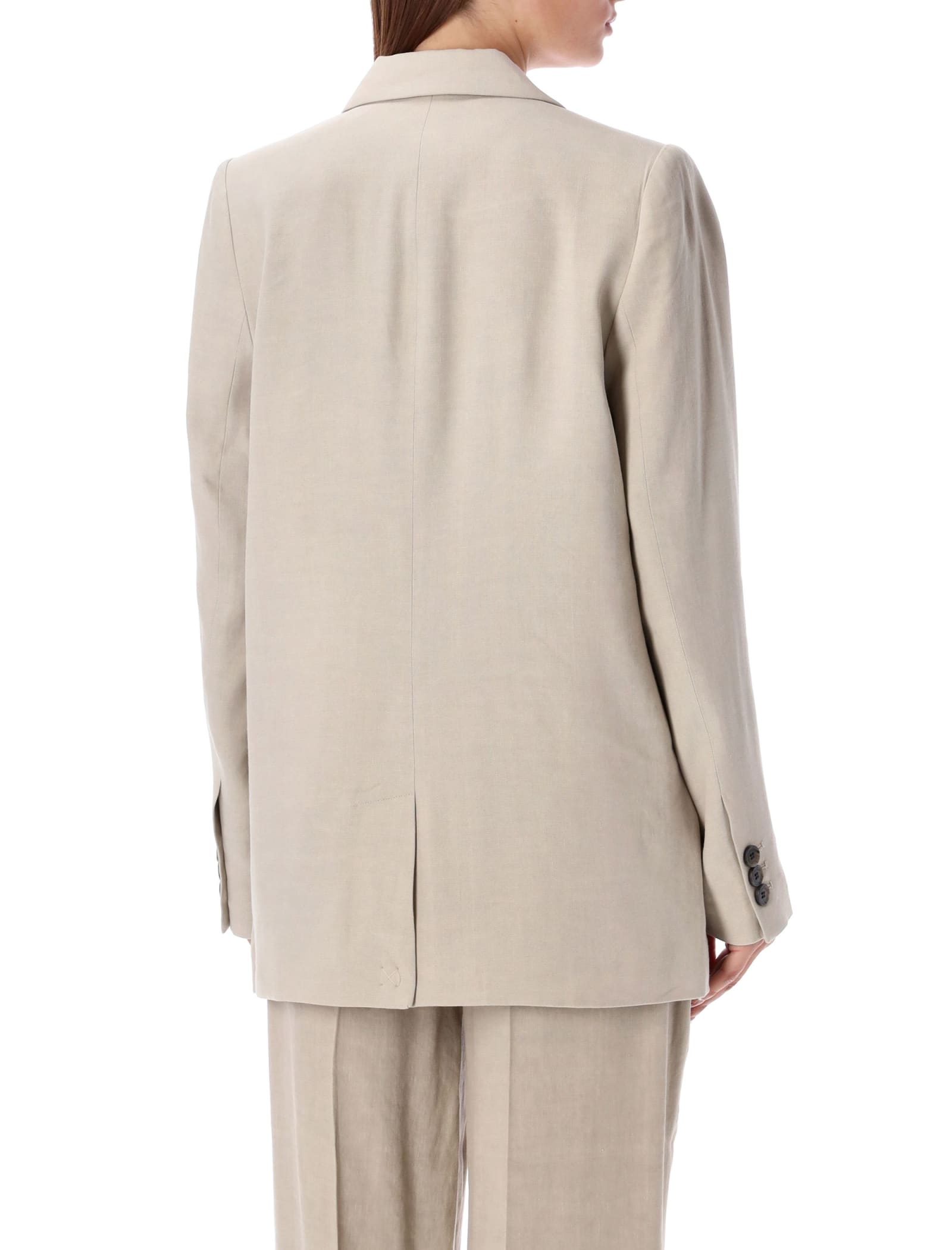 Shop Anine Bing Diana Blazer In Beige