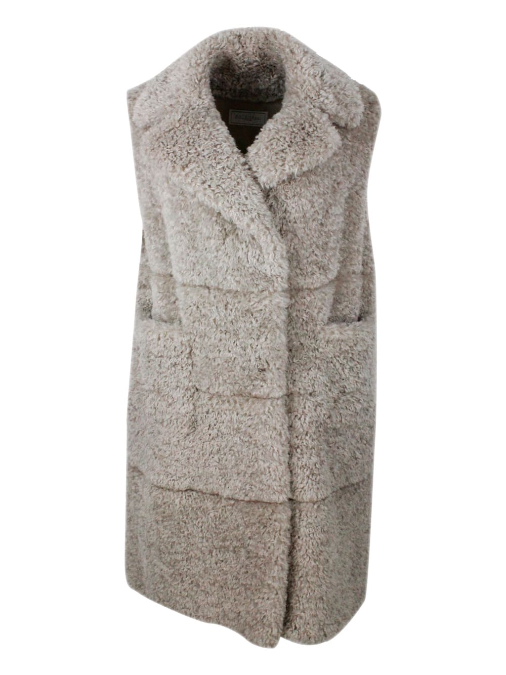 Shop Antonelli Vest In Beige