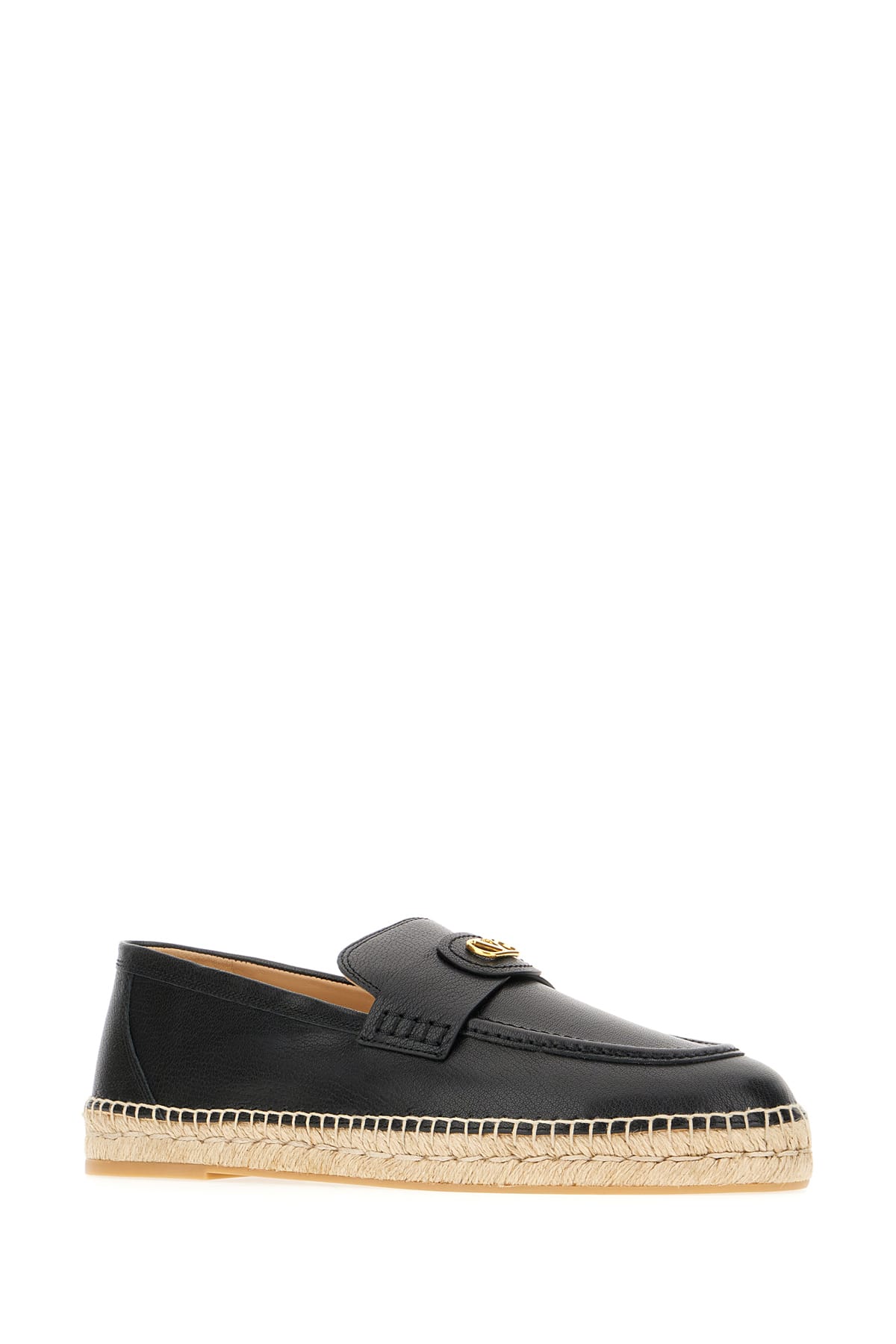 Valentino Leisure Flows Suede Espadrilles In Nero