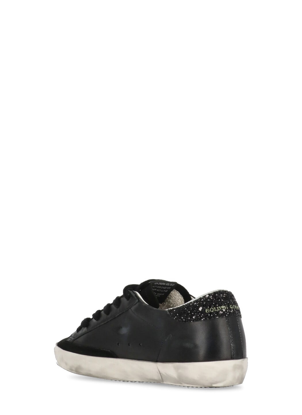 Golden Goose Deluxe Brand Women Super-star Classic With List Low-top Sneakers With Suede Inserts And In Black