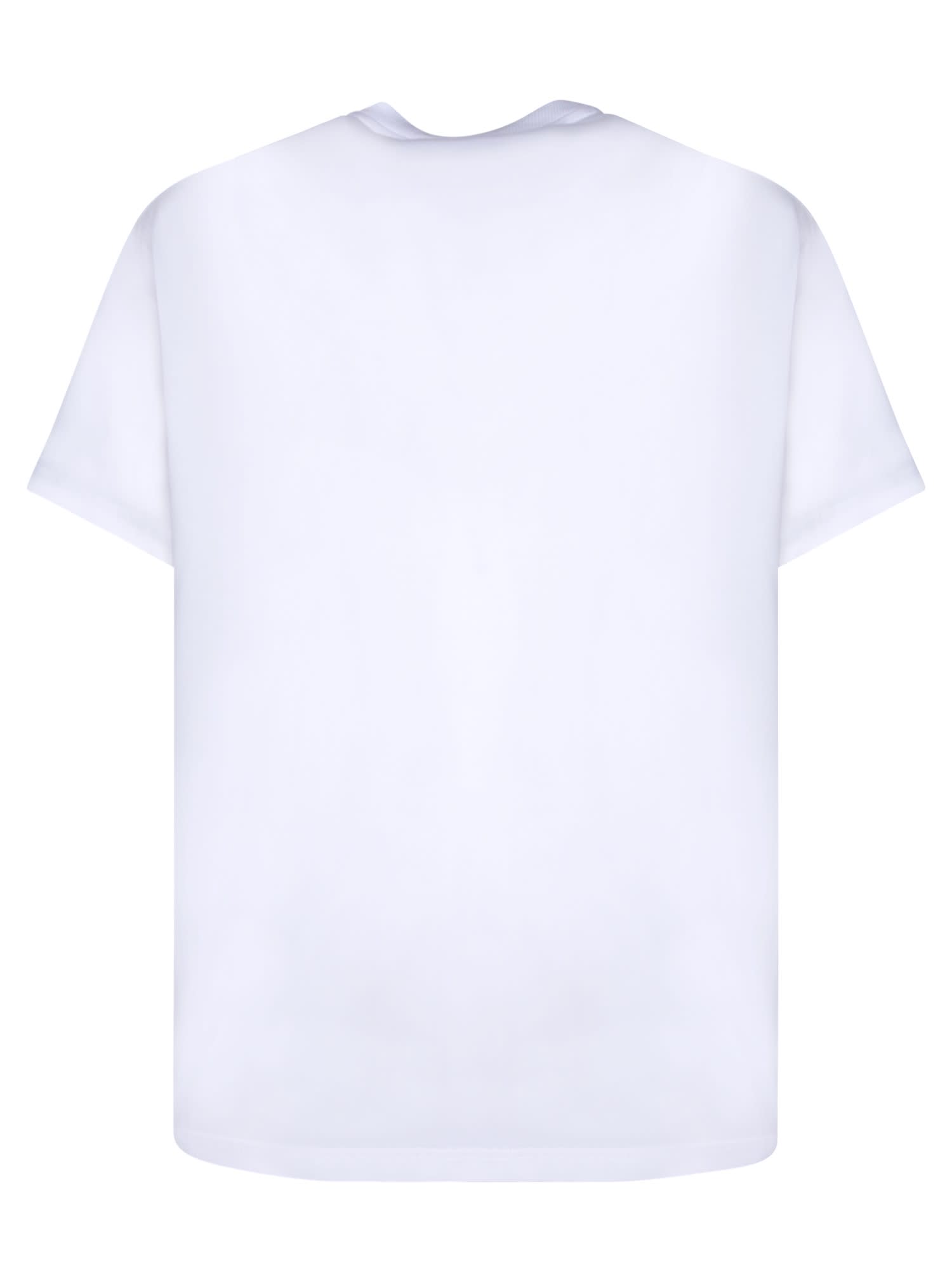 Shop Burberry Harriston White T-shirt