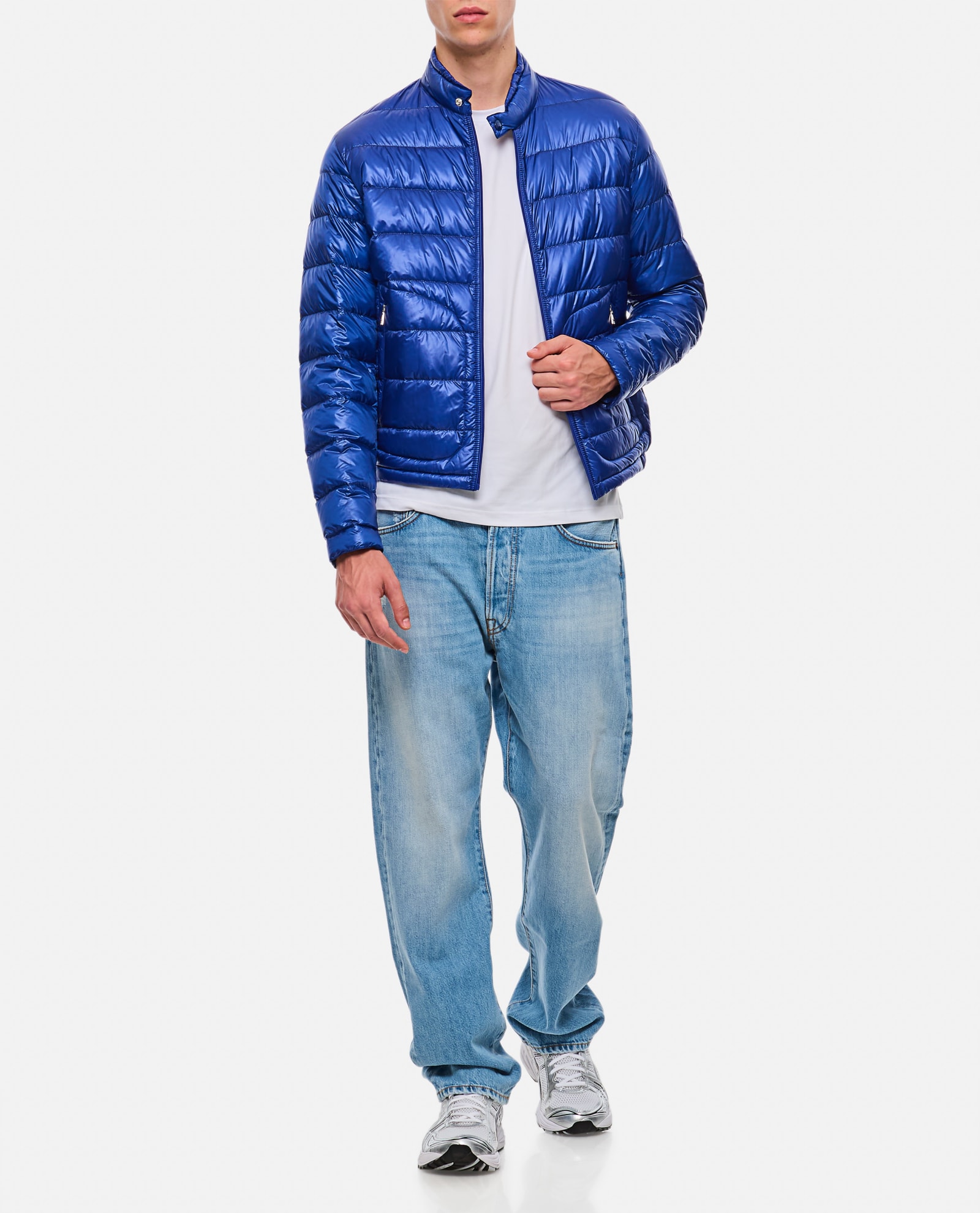 Shop Moncler Acorus Jacket In Blue