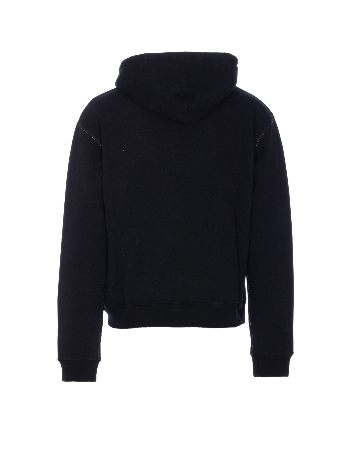 Valentino Cotton Fabric Sweatshirt With Comfortable Fit In Black