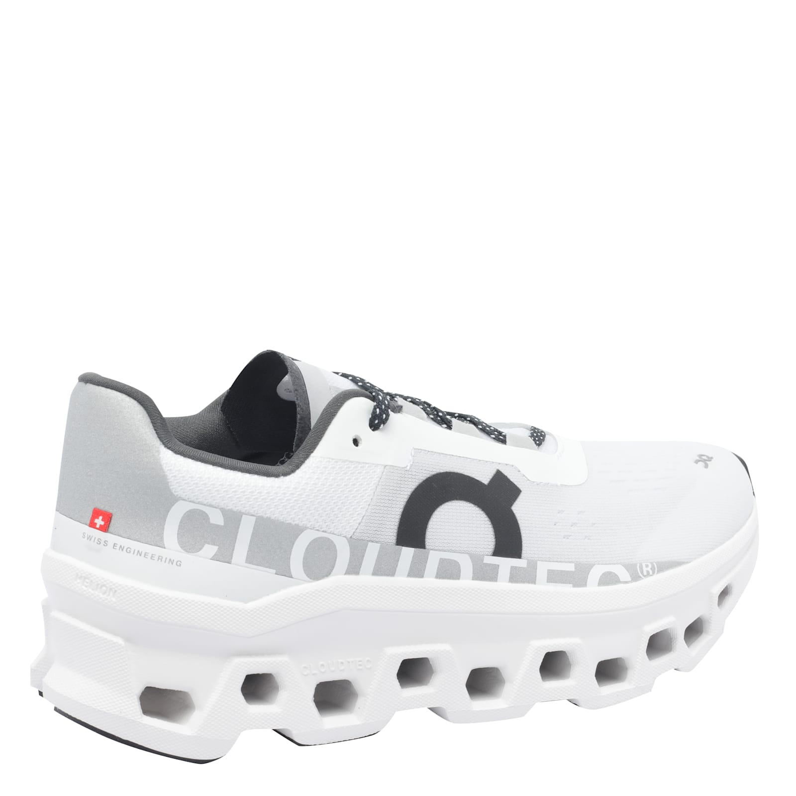On Women's Cloudmster Road Running Sneakers In All White In White