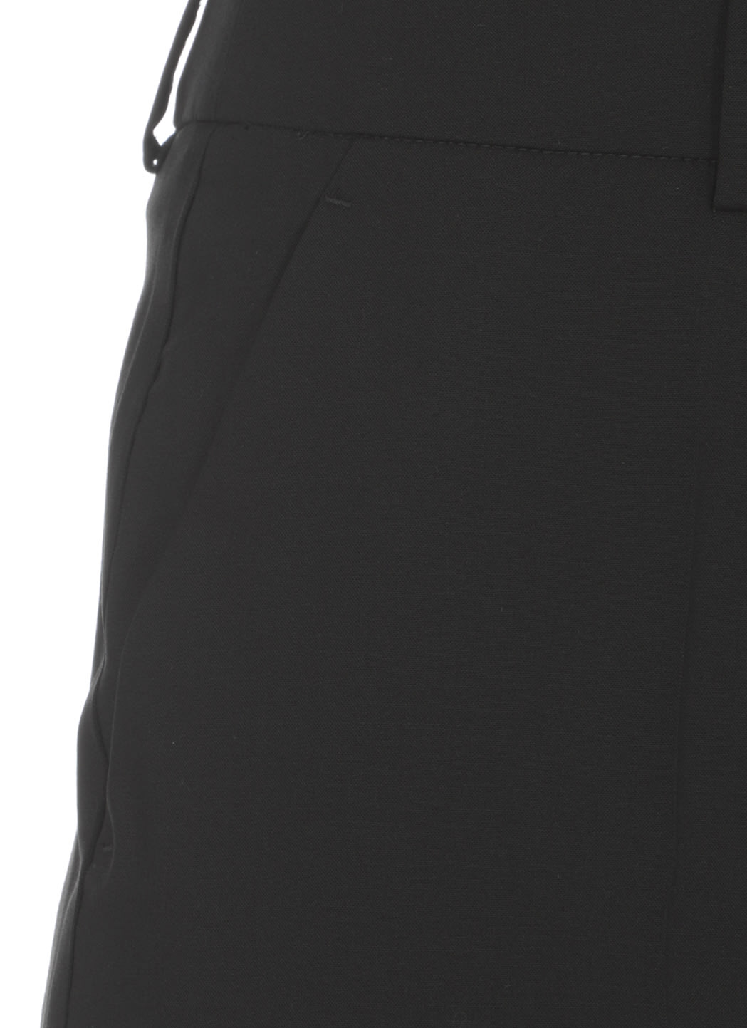 Alberta Ferretti Wool Trousers In Black