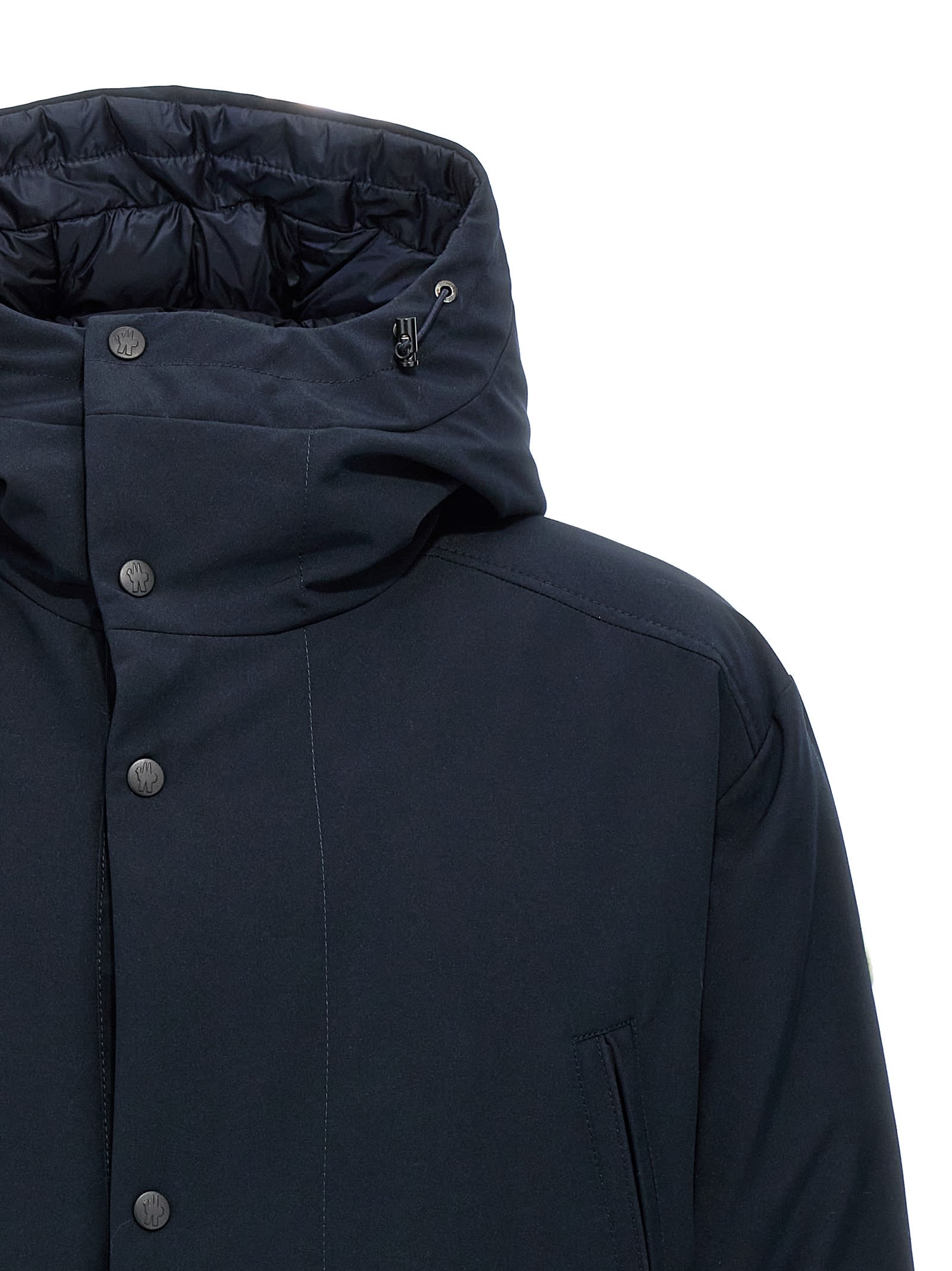 Shop Moncler Prefouns Reversible Down Jacket In Blue