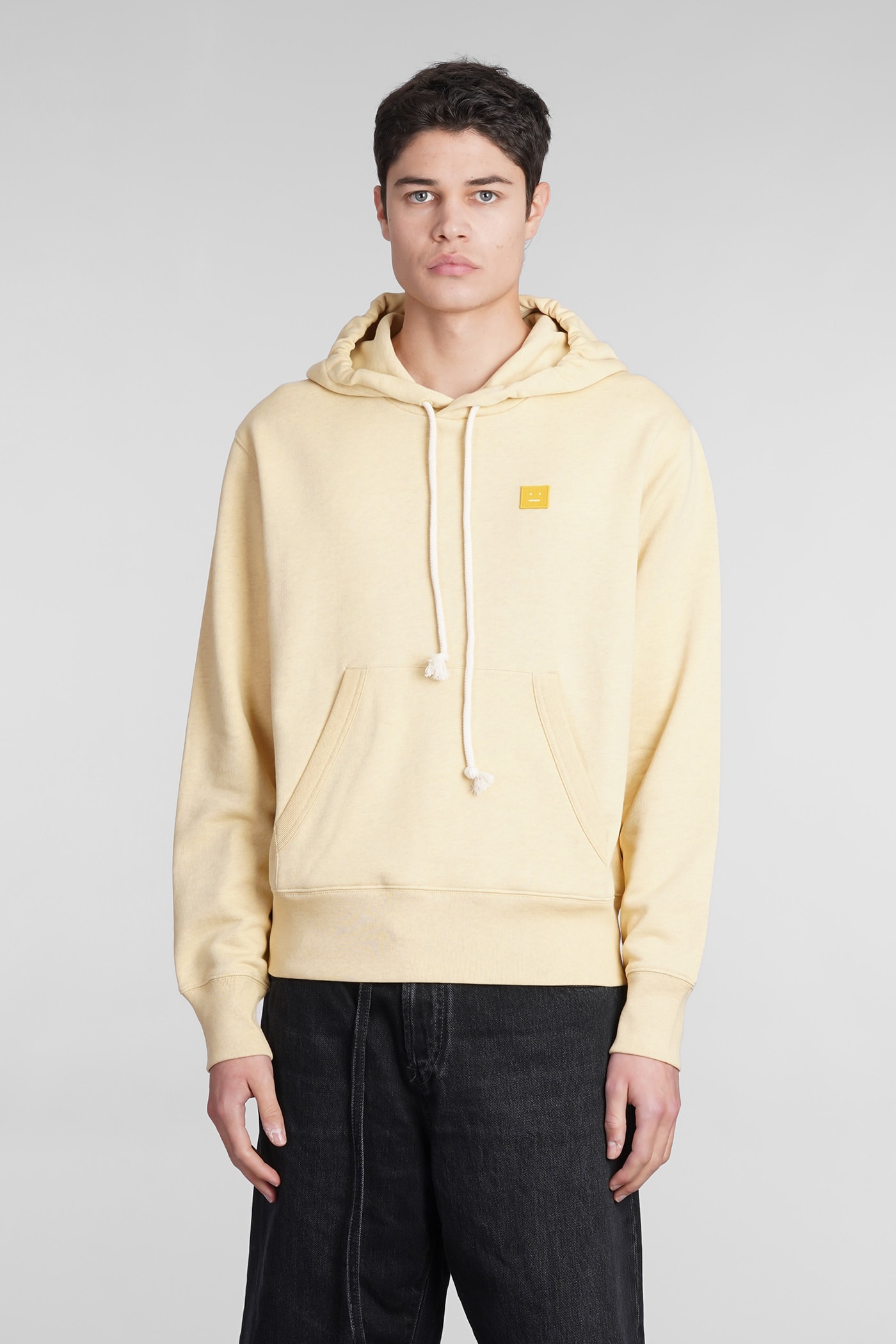 Acne Studios Sweatshirt In Yellow Cotton
