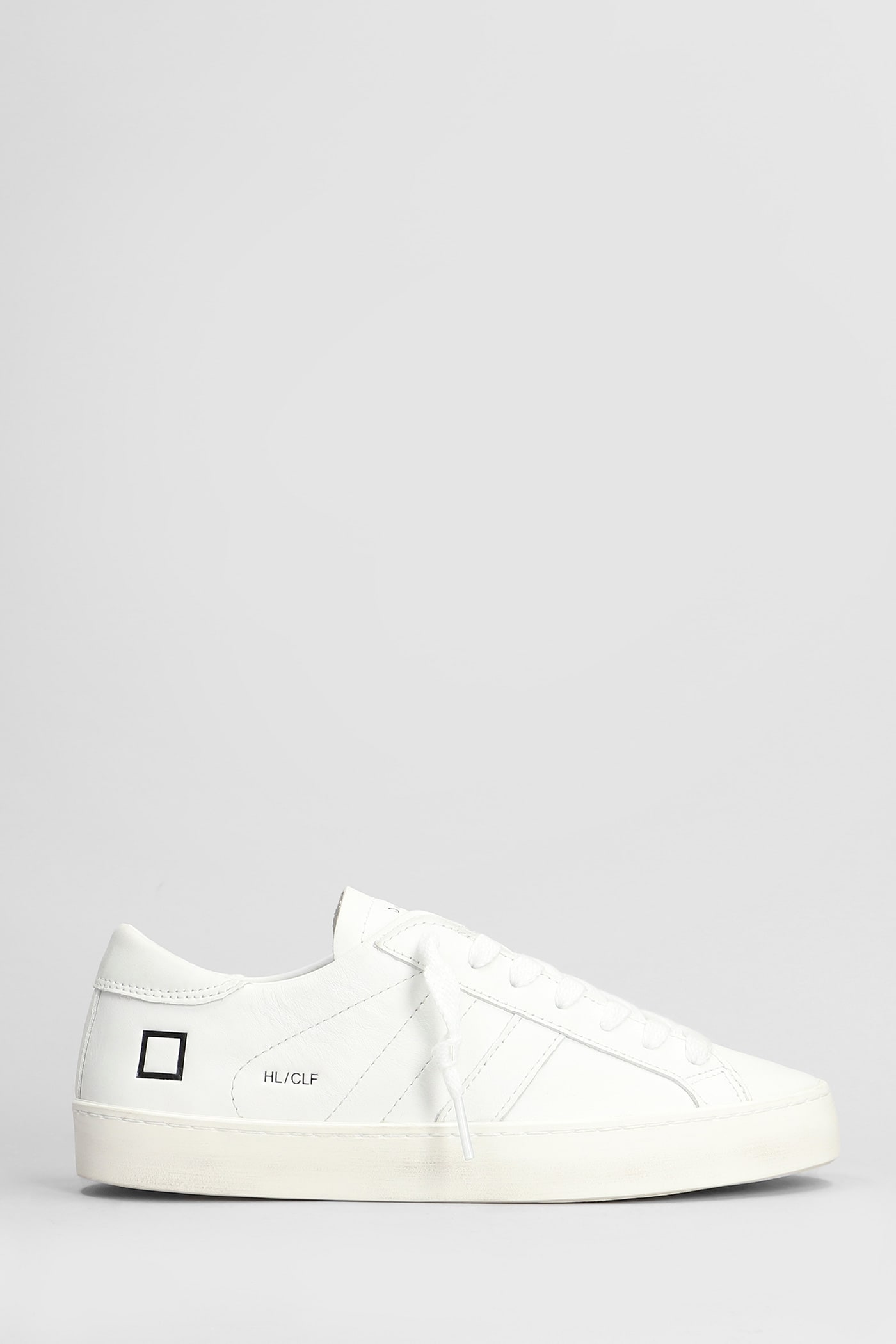 D. A.T. E. Hill Low Sneakers In White Leather