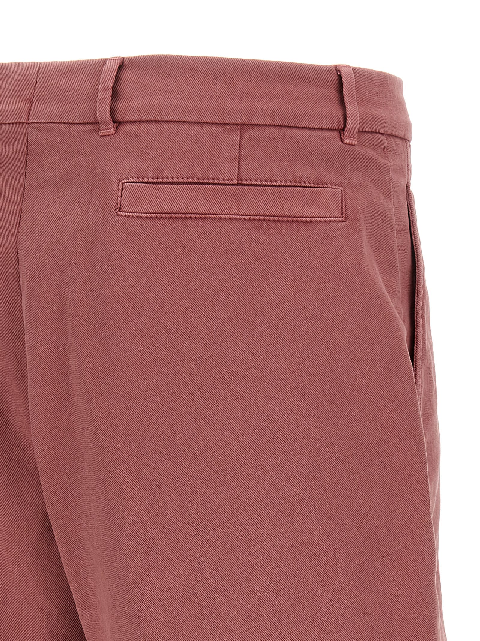 Shop Brunello Cucinelli Cotton Bermuda Shorts In Pink