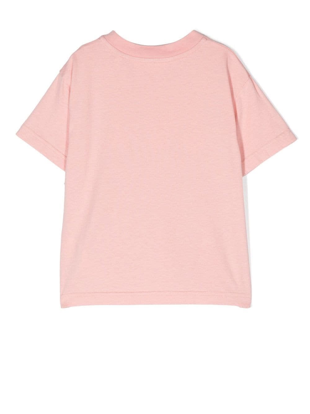 Shop Palm Angels Pink Bear T-shirt
