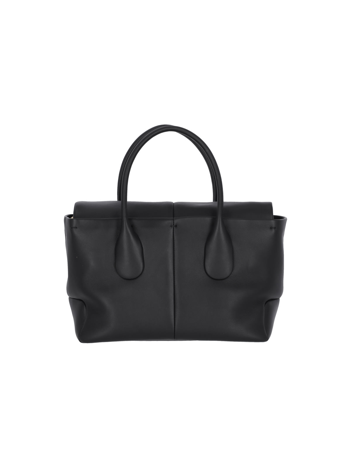 Shop Tod's Small Handbag Di Bag Reverse In Black