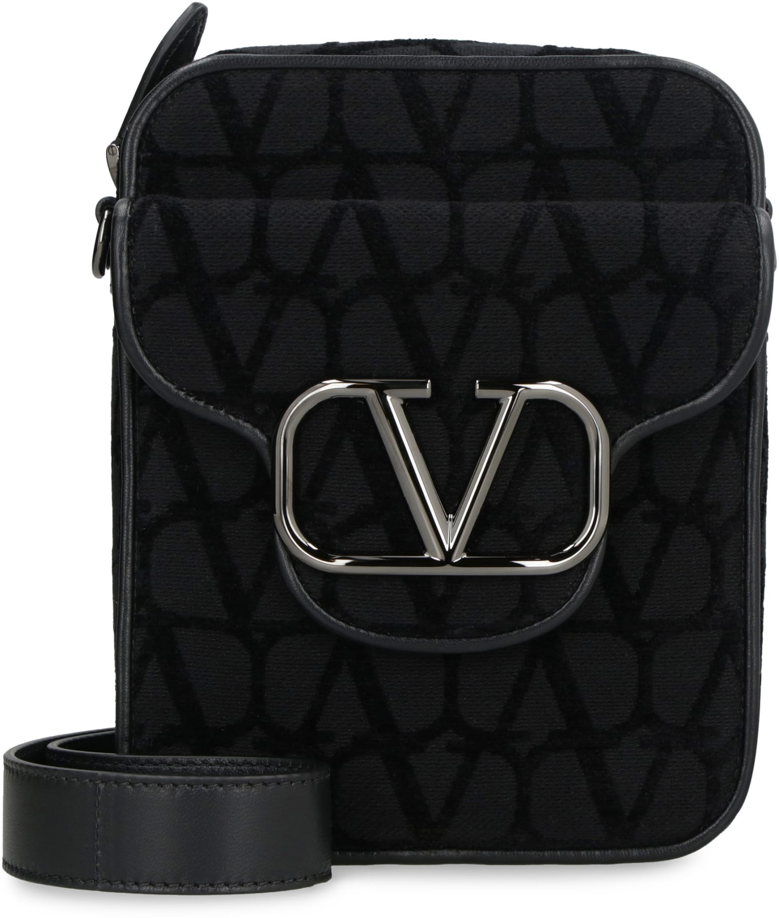 Valentino Garavani  Garavani - Locò Crossbody Bag In Black