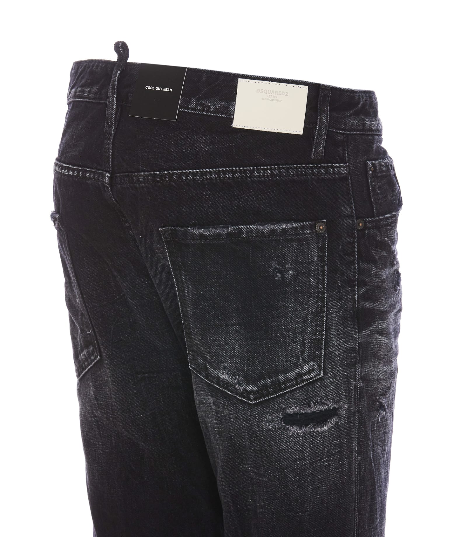 Shop Dsquared2 Cool Guy Jeans In Black