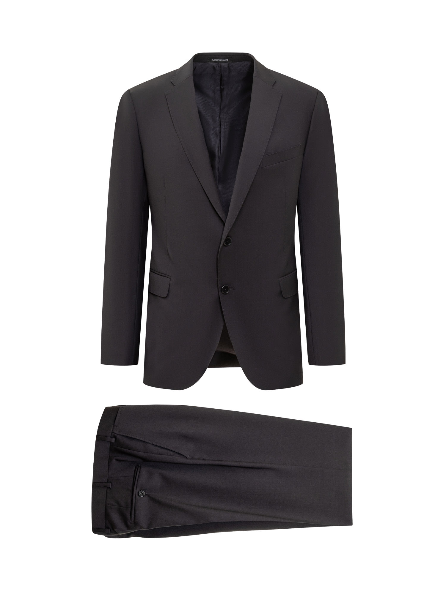 Emporio Armani Suit In Blu Navy