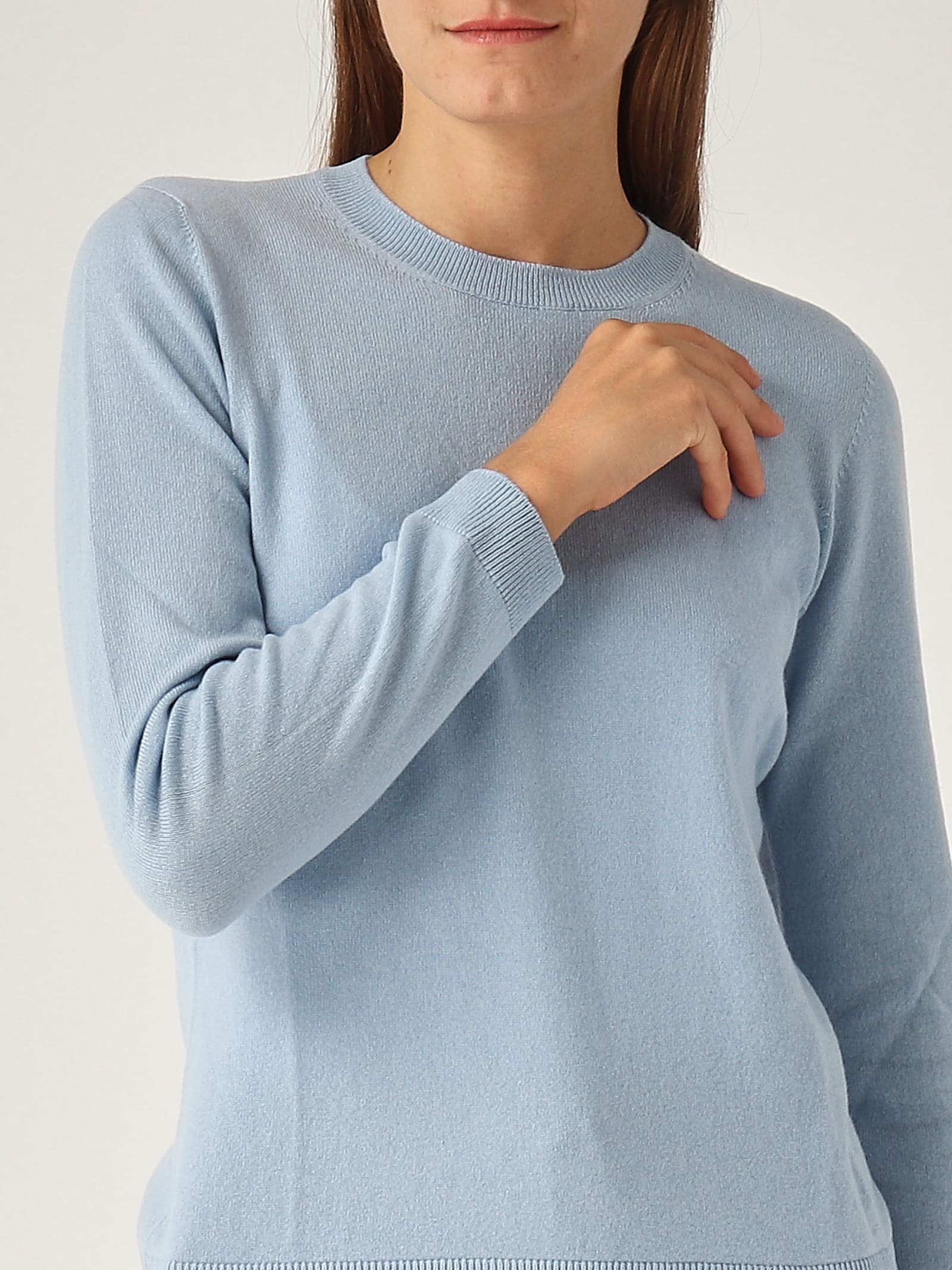 Shop Gran Sasso Wool Sweater In Cielo