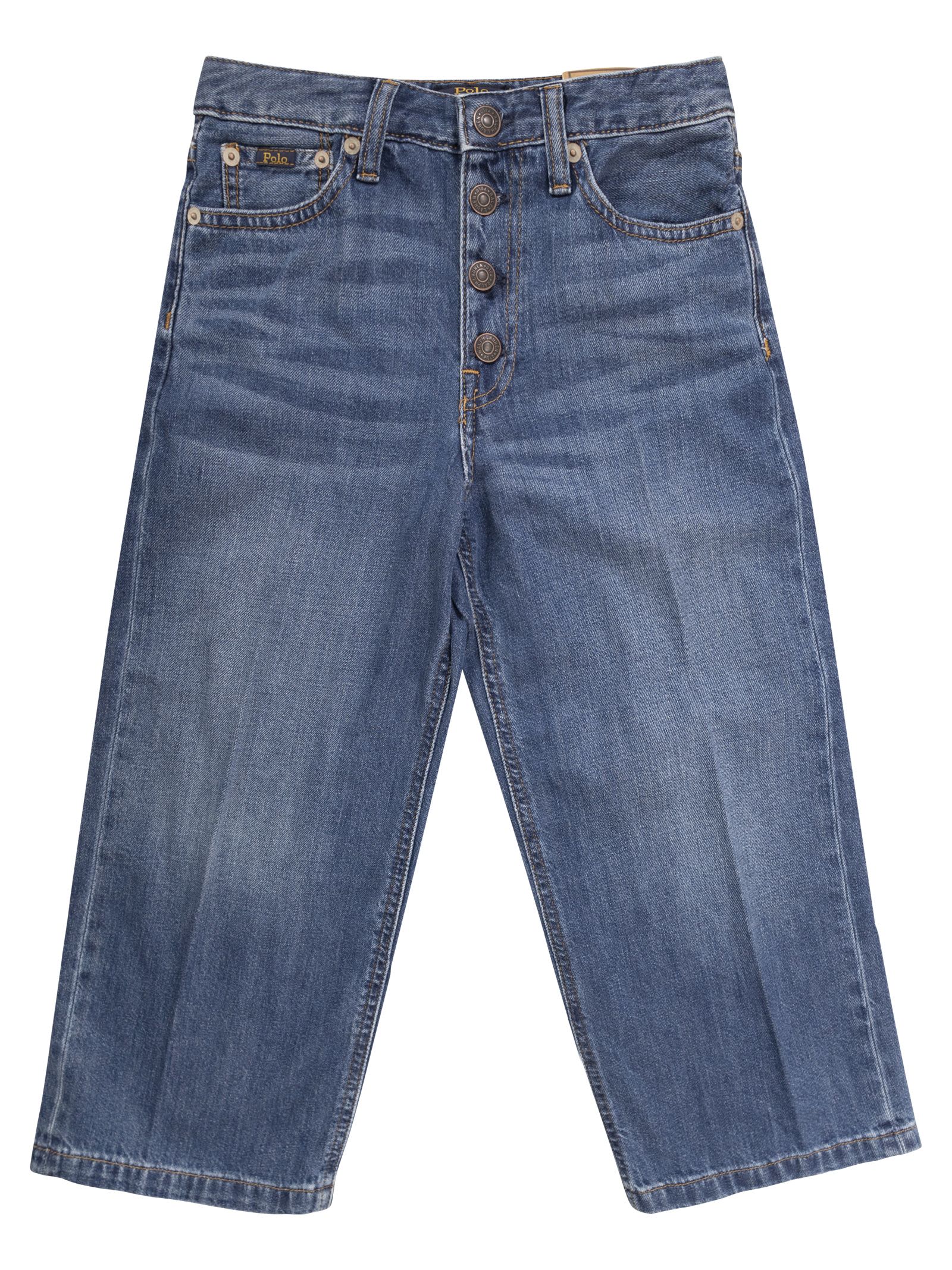 Polo Ralph Lauren Wide-leg Crop Jeans
