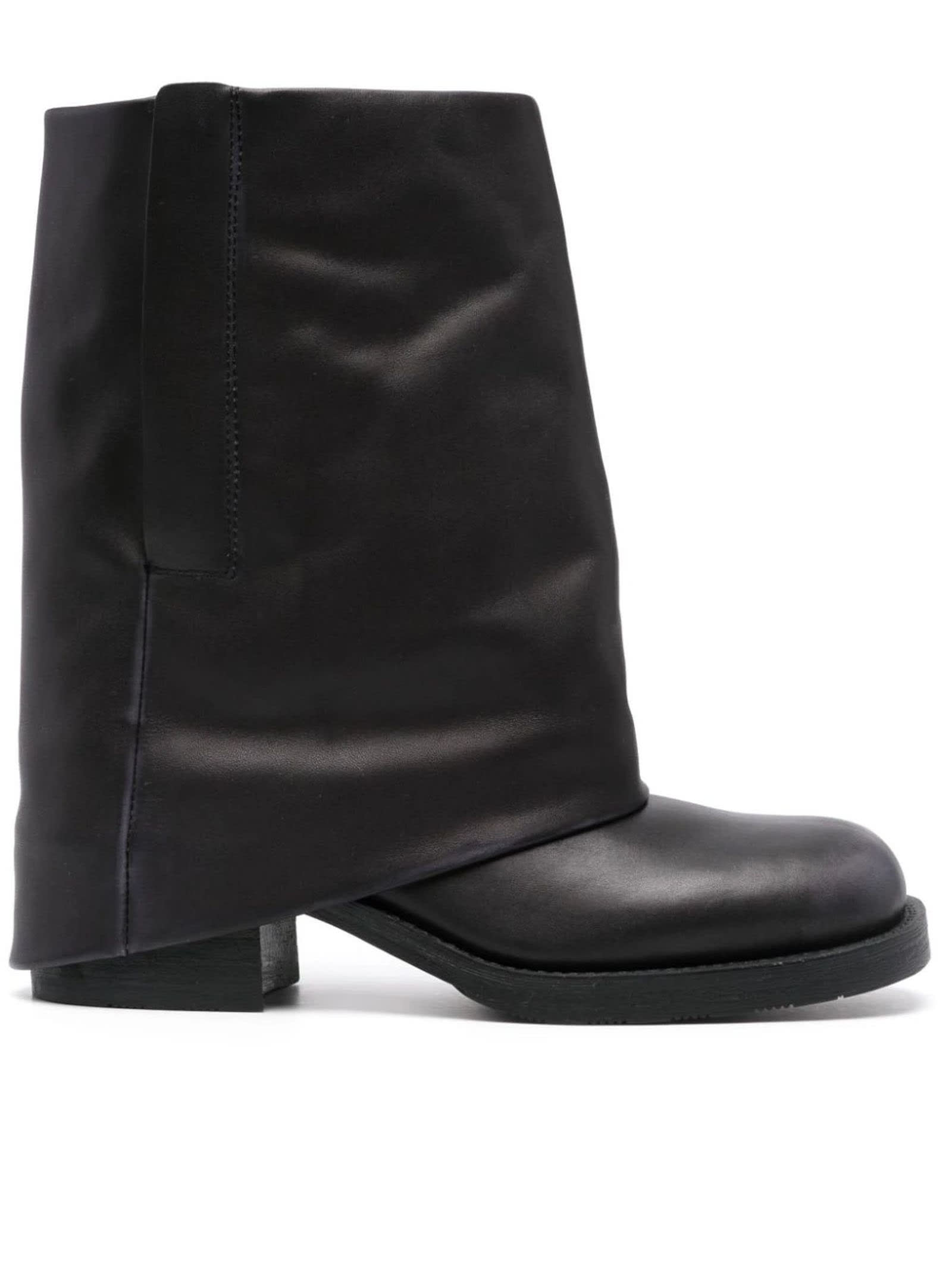 Ash Black Calf Leather Tijuana Boots