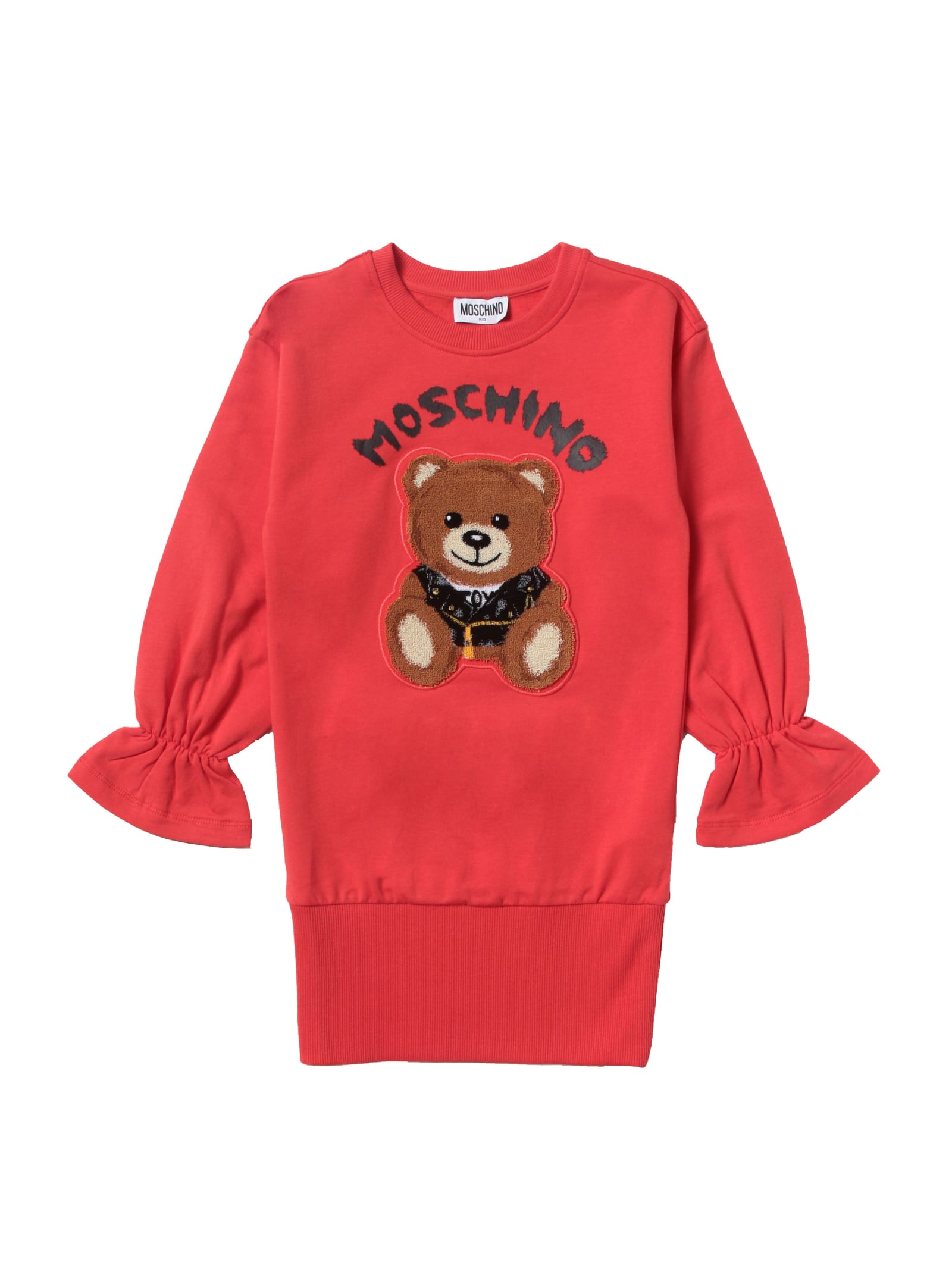 Moschino Dress With Teddy Bear Embroidery