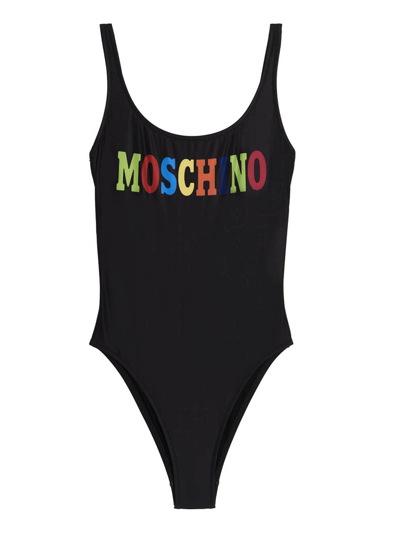 Moschino One-piece Swimsuit With Logo Print