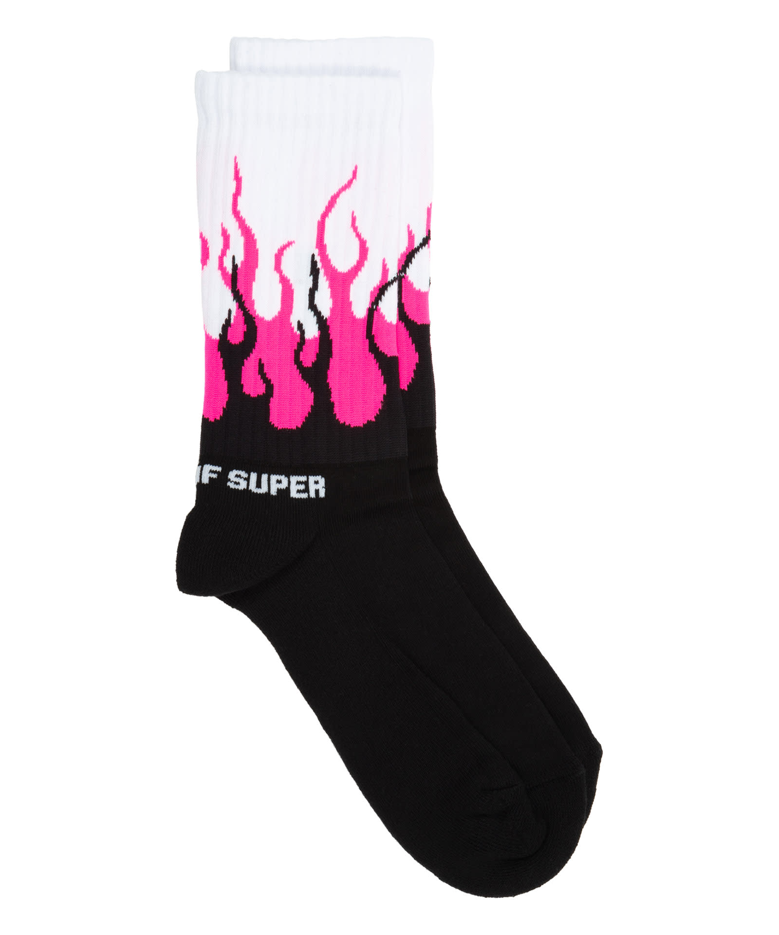 VISION OF SUPER FLAMES DOUBLE COTTON SOCKS