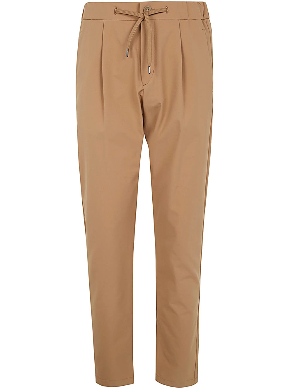 Shop Herno Relaxed Trousers In Camel