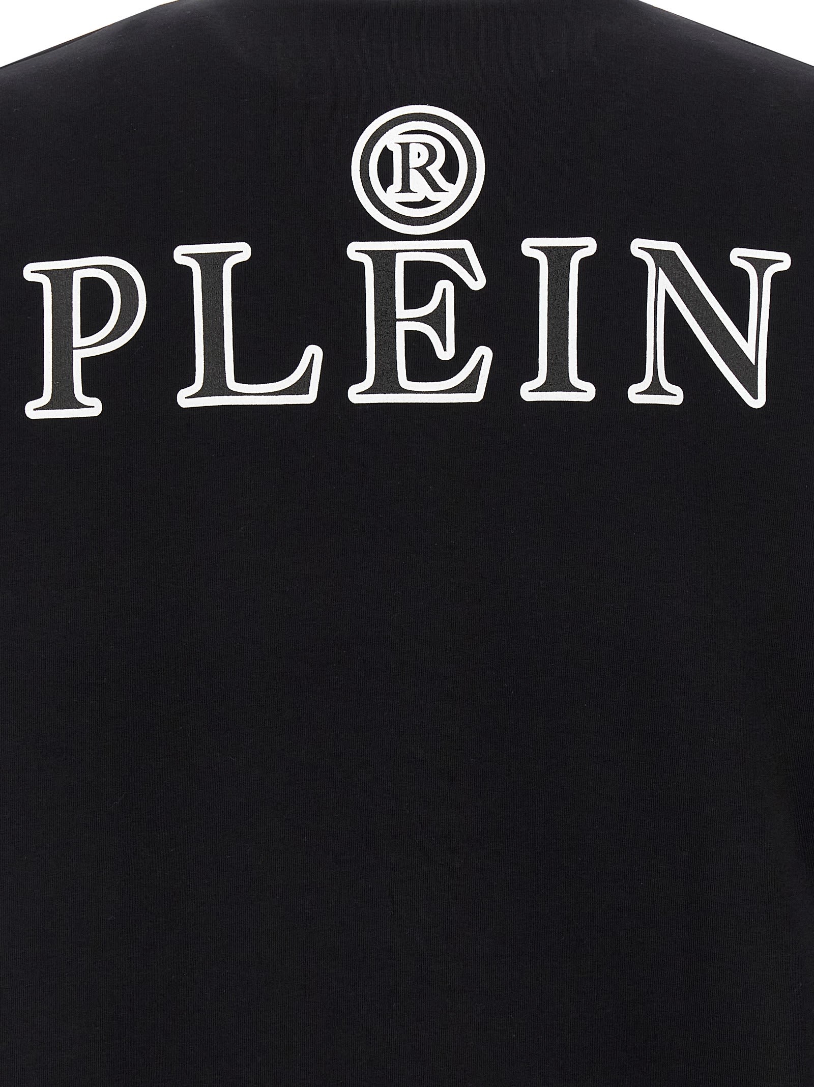 パーカー・フーディ Philipp Plein Tone-On-Tone Logo Patch Hoodie With Practical Philipp Plein Tone-On-Tone Logo Patch Hoodie With Practical