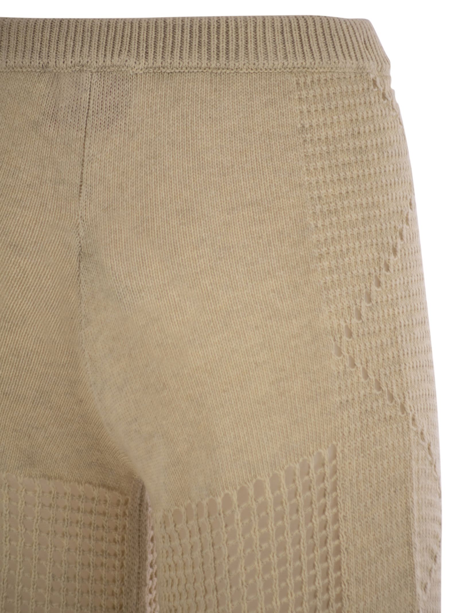 Mc2 Saint Barth Alva Crochet Flare Trousers
