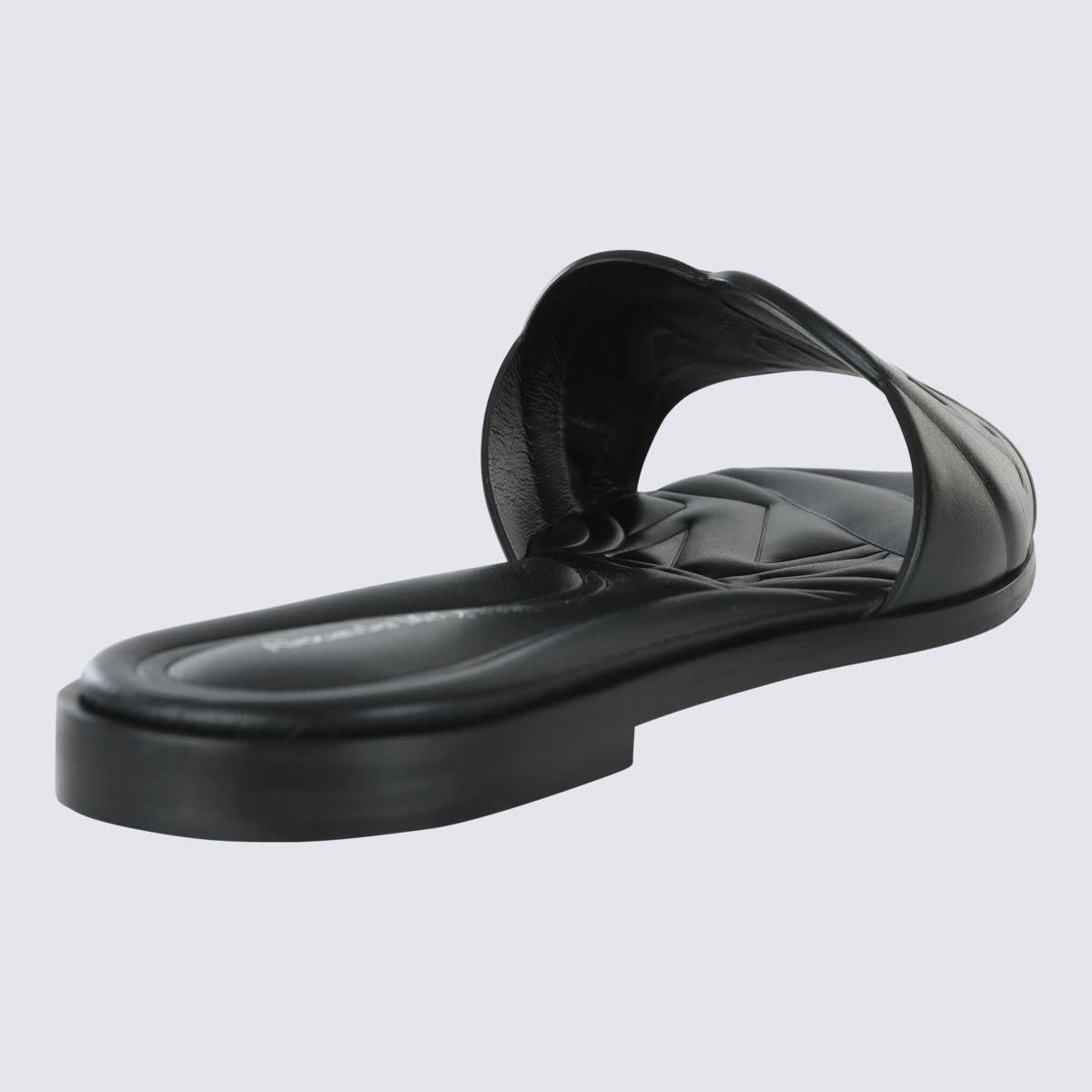 Shop Alexander Mcqueen Black Leather Flats