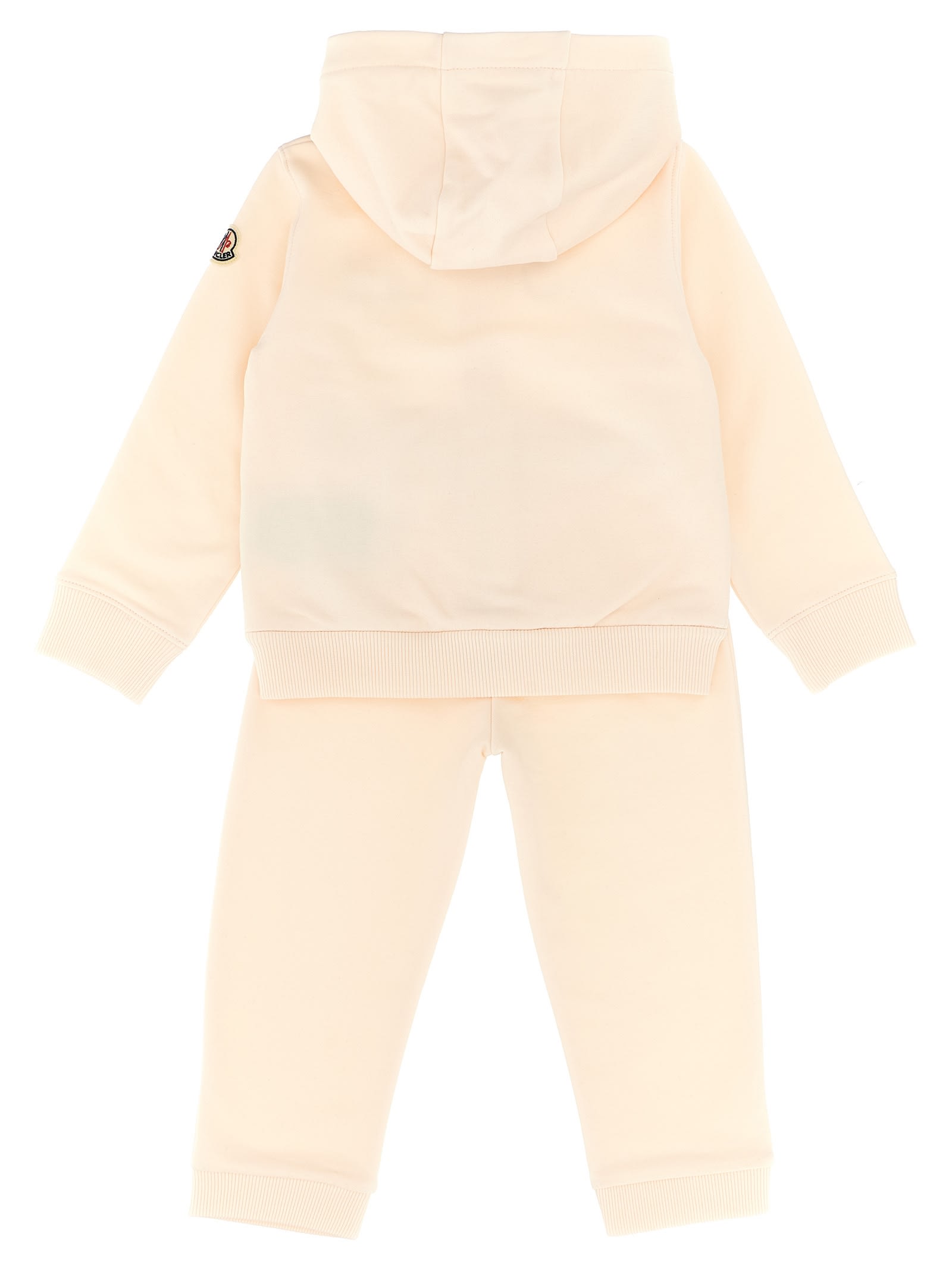 Moncler Complete Hoodie + Joggers In Yellow