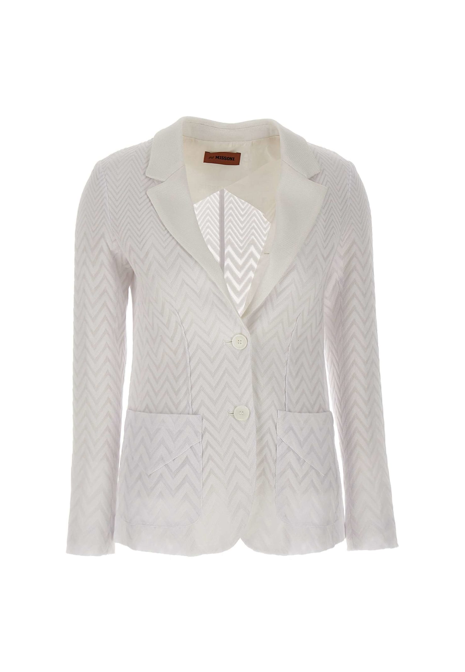 MISSONI COTTON AND VISCOSE BLAZER