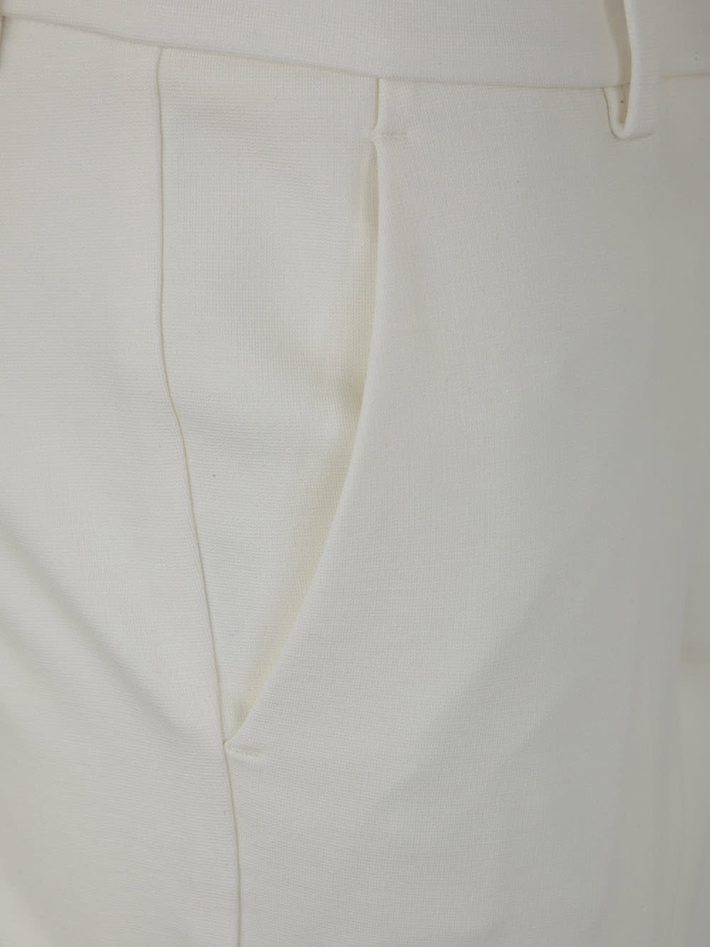 Shop Kiltie Costes Slim Trousers In Cream