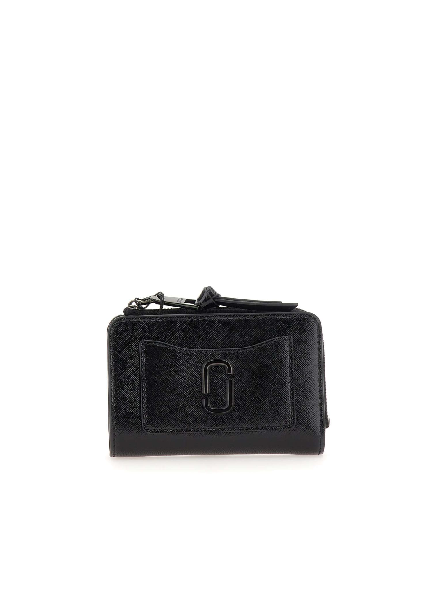 MARC JACOBS THE SIM BIFOLD LEATHER WALLET
