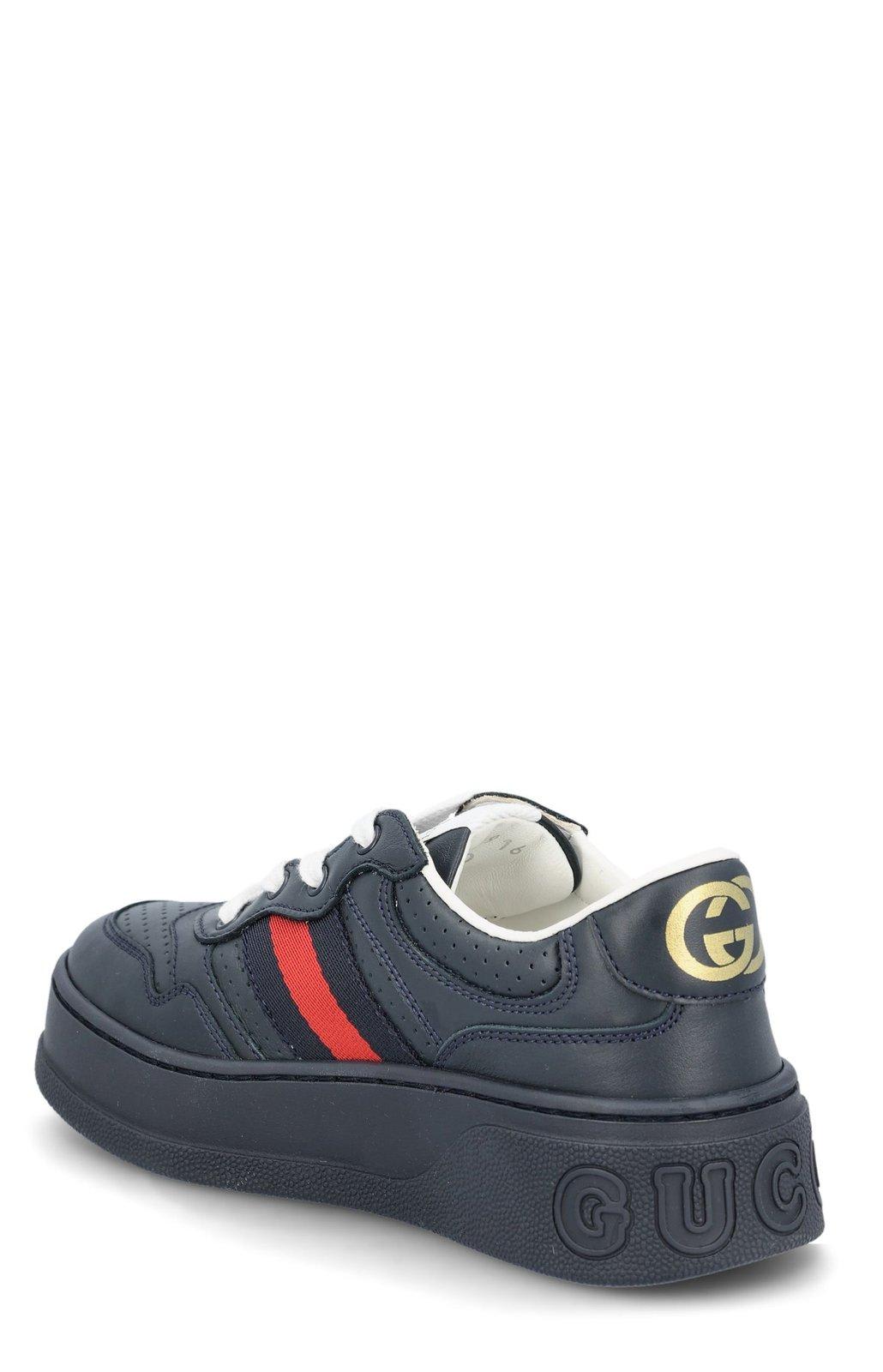 Shop Gucci Web Detailed Low-top Sneakers