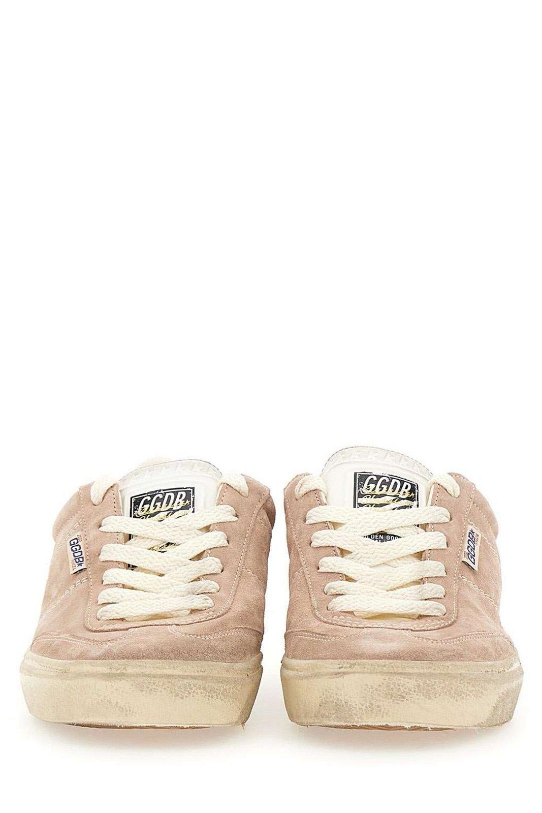 Shop Golden Goose Soul Star Low-top Sneakers In Powder Pink/milk