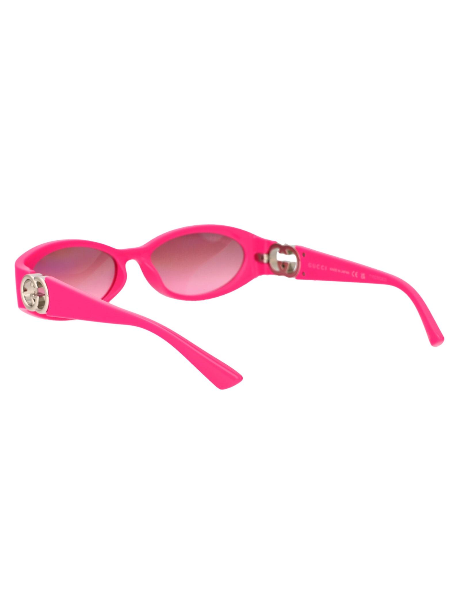 Shop Gucci Gg1660s Sunglasses In 003 Fuchsia Fuchsia Pink