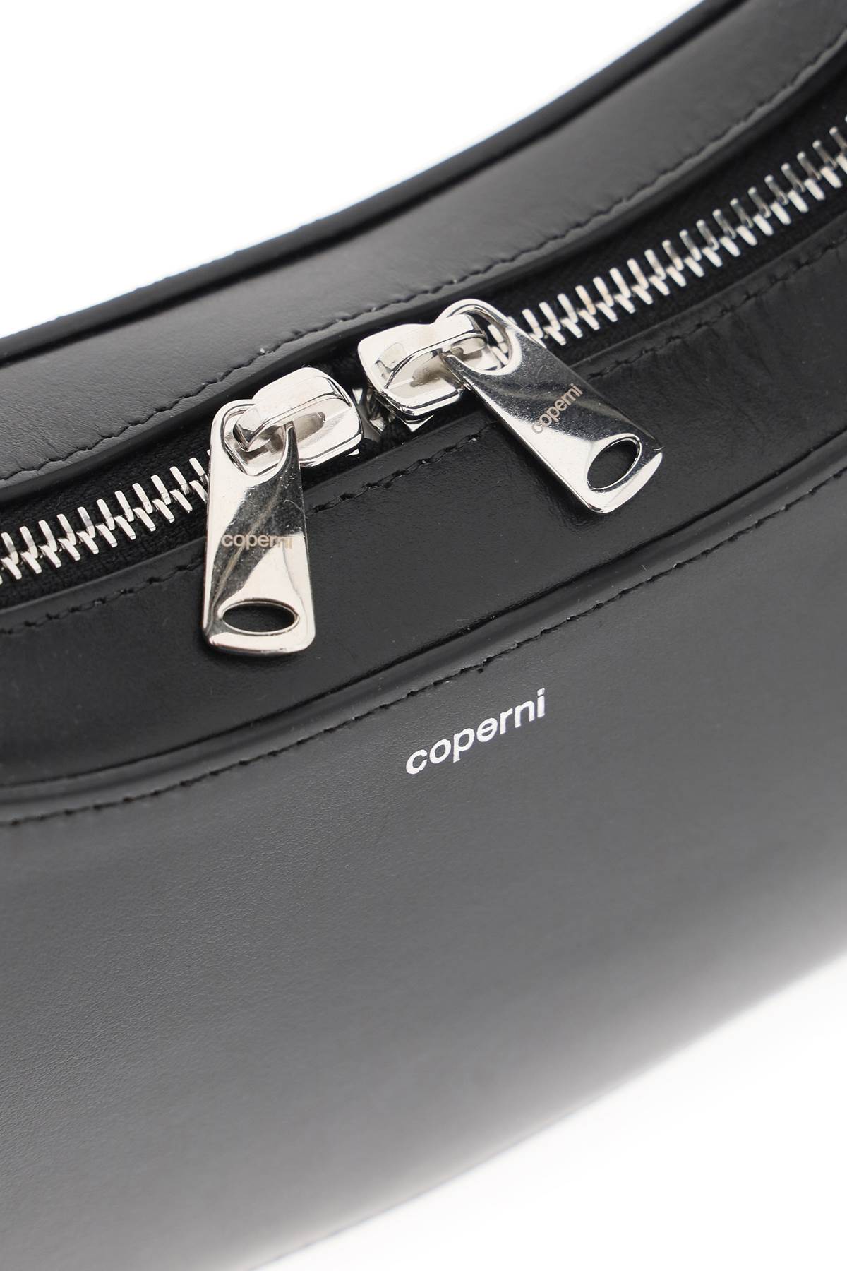 Shop Coperni Swipe Baguette Bag In Black (black)
