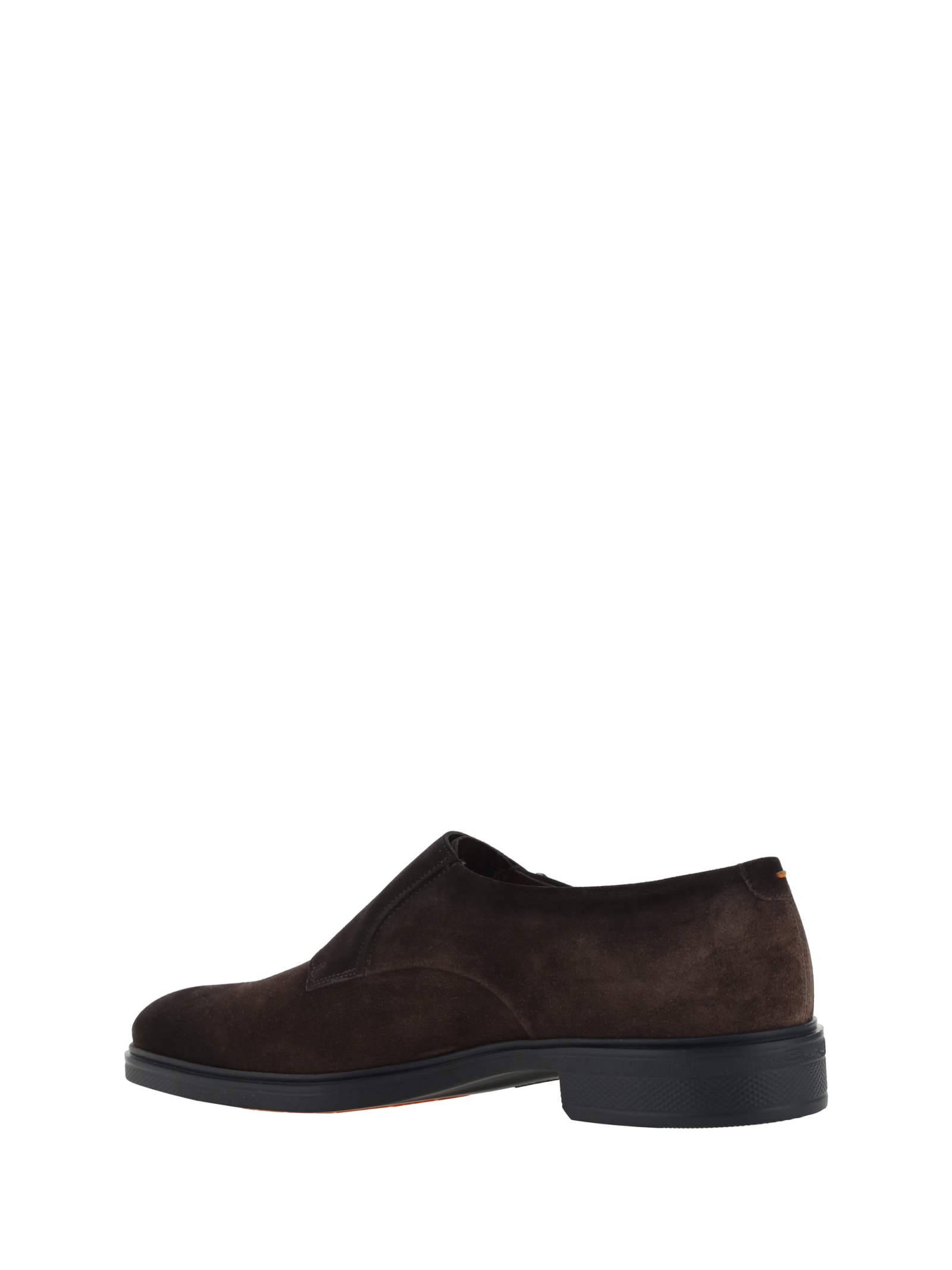 Shop Santoni Loafers In Brown