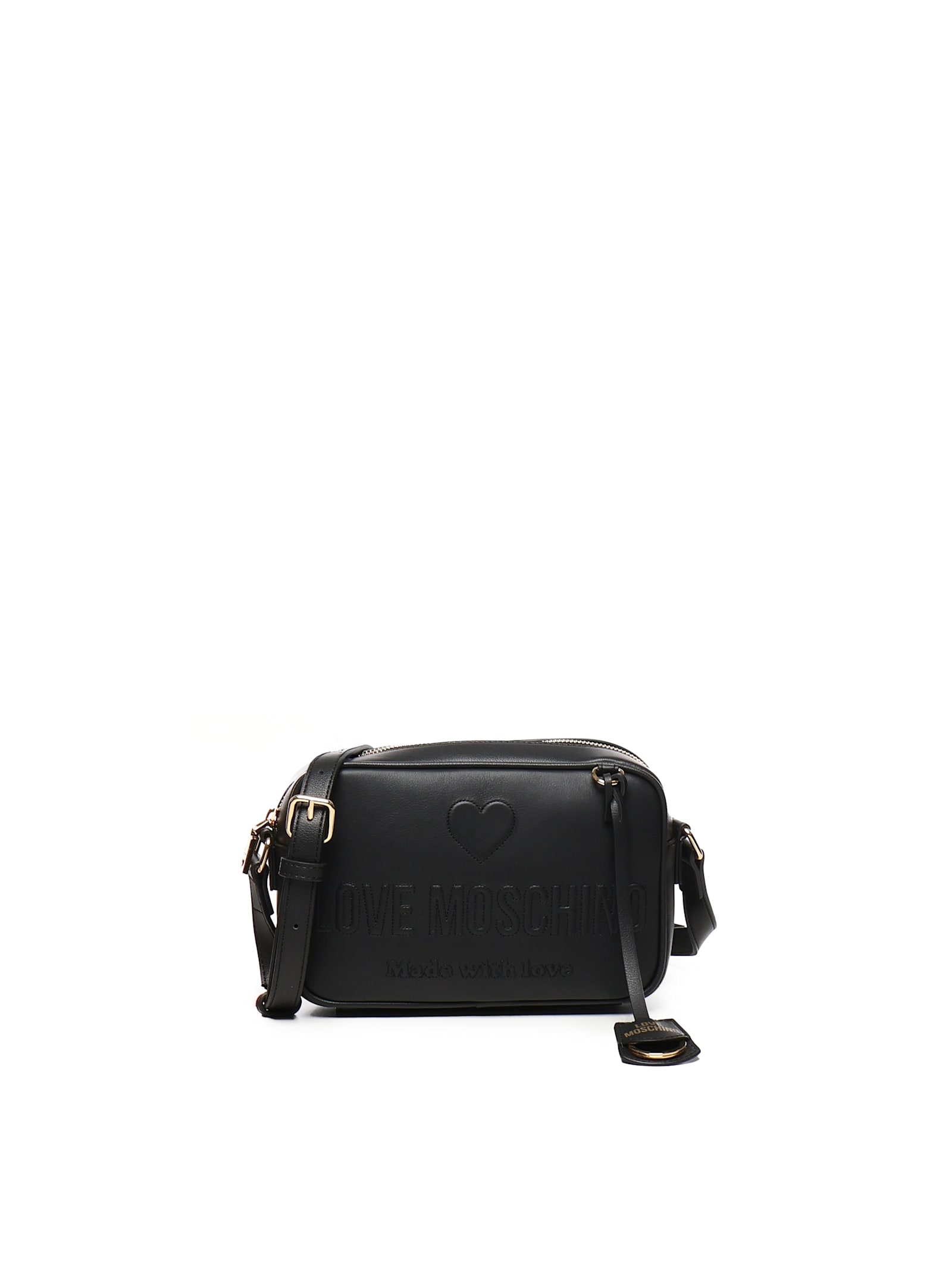 Shoulder Bag With Embossed Logo