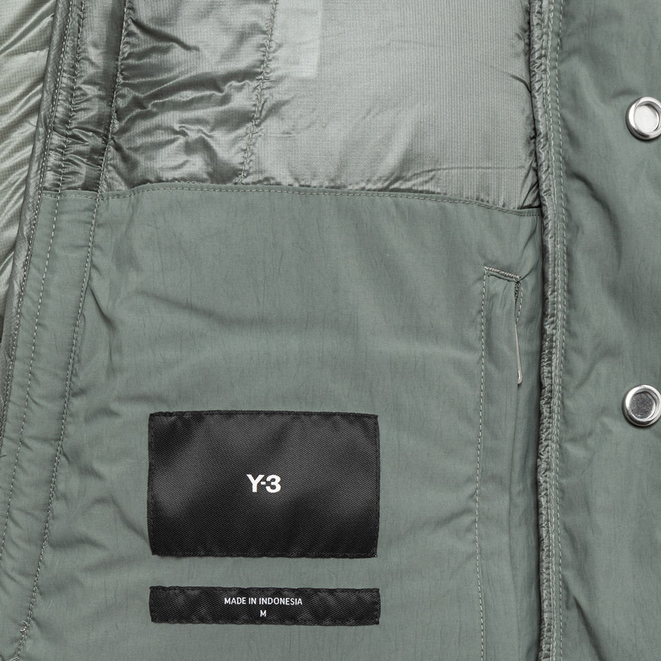 Shop Y-3 Adidas Puff Puffer Jacket Ip5662 In Stogrn