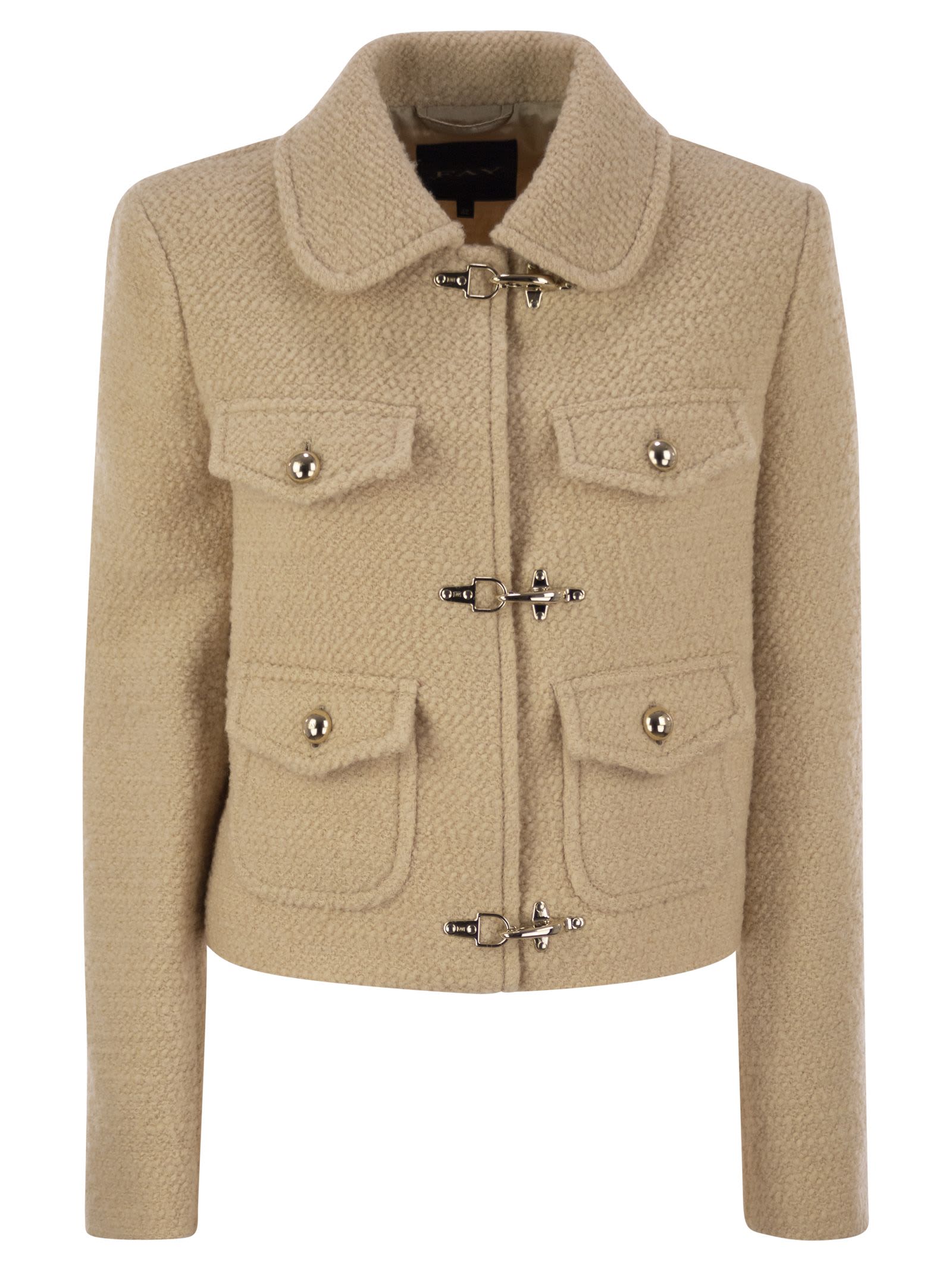 3-hook Wool Jacket