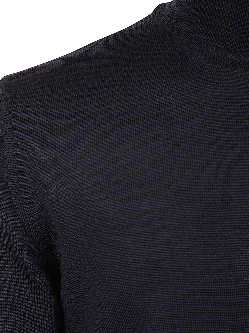 Shop Nuur Turtle Neck Pullover In Navy