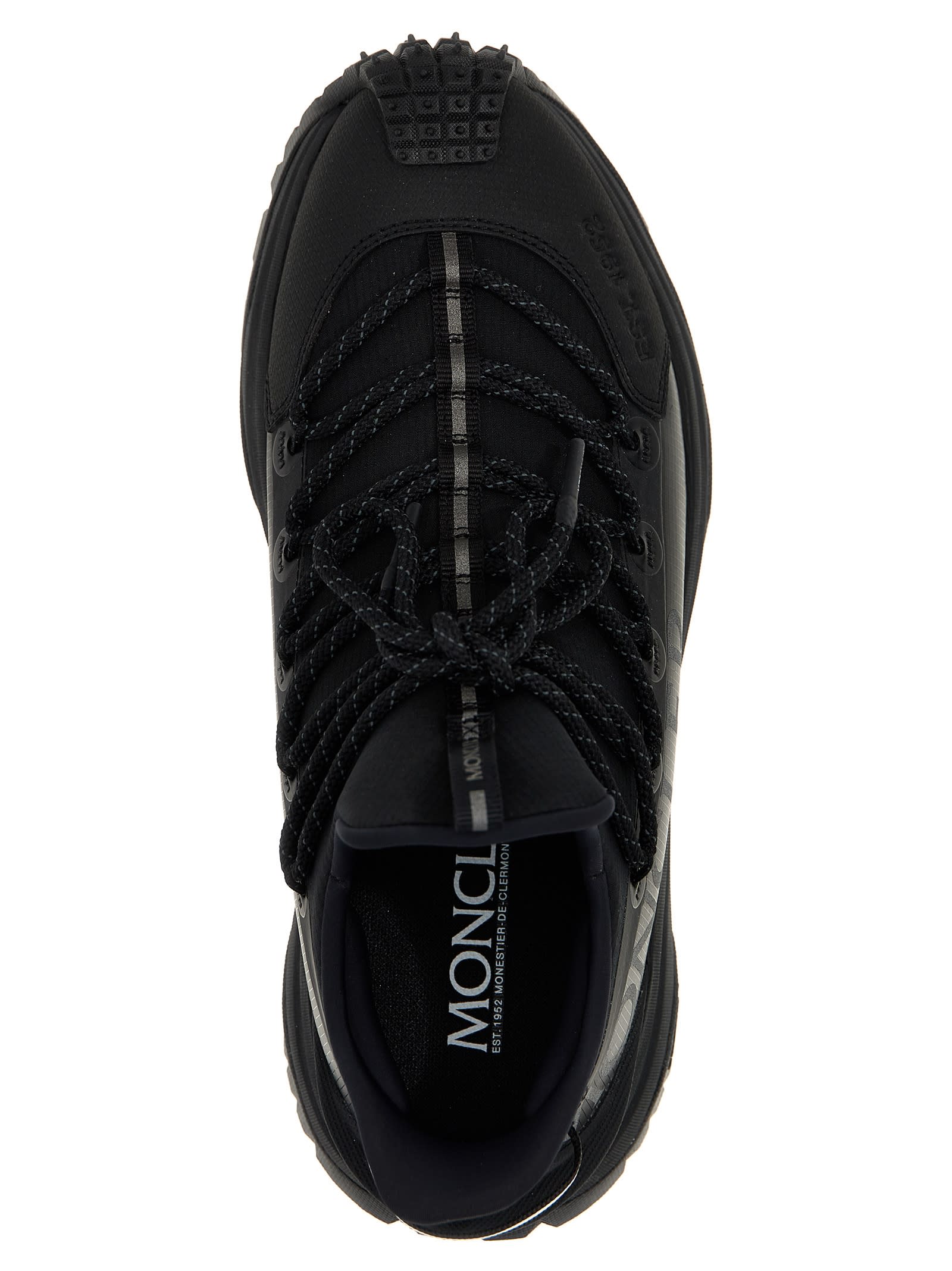 Shop Moncler Trailgrip Lite 2 Sneakers In Black