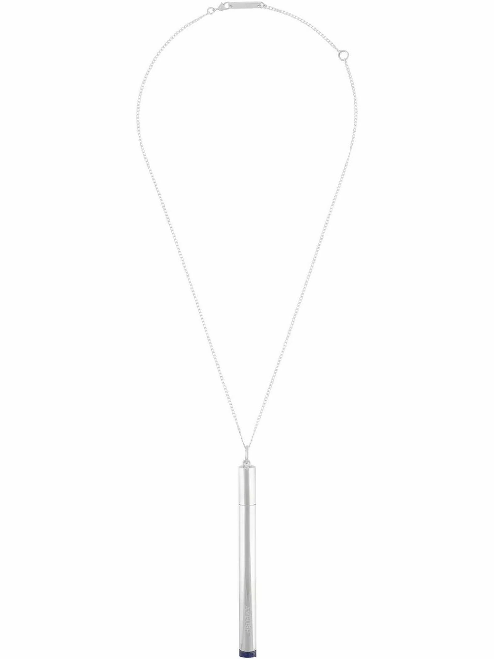 AMBUSH Silver-tone Pendant-case Necklace